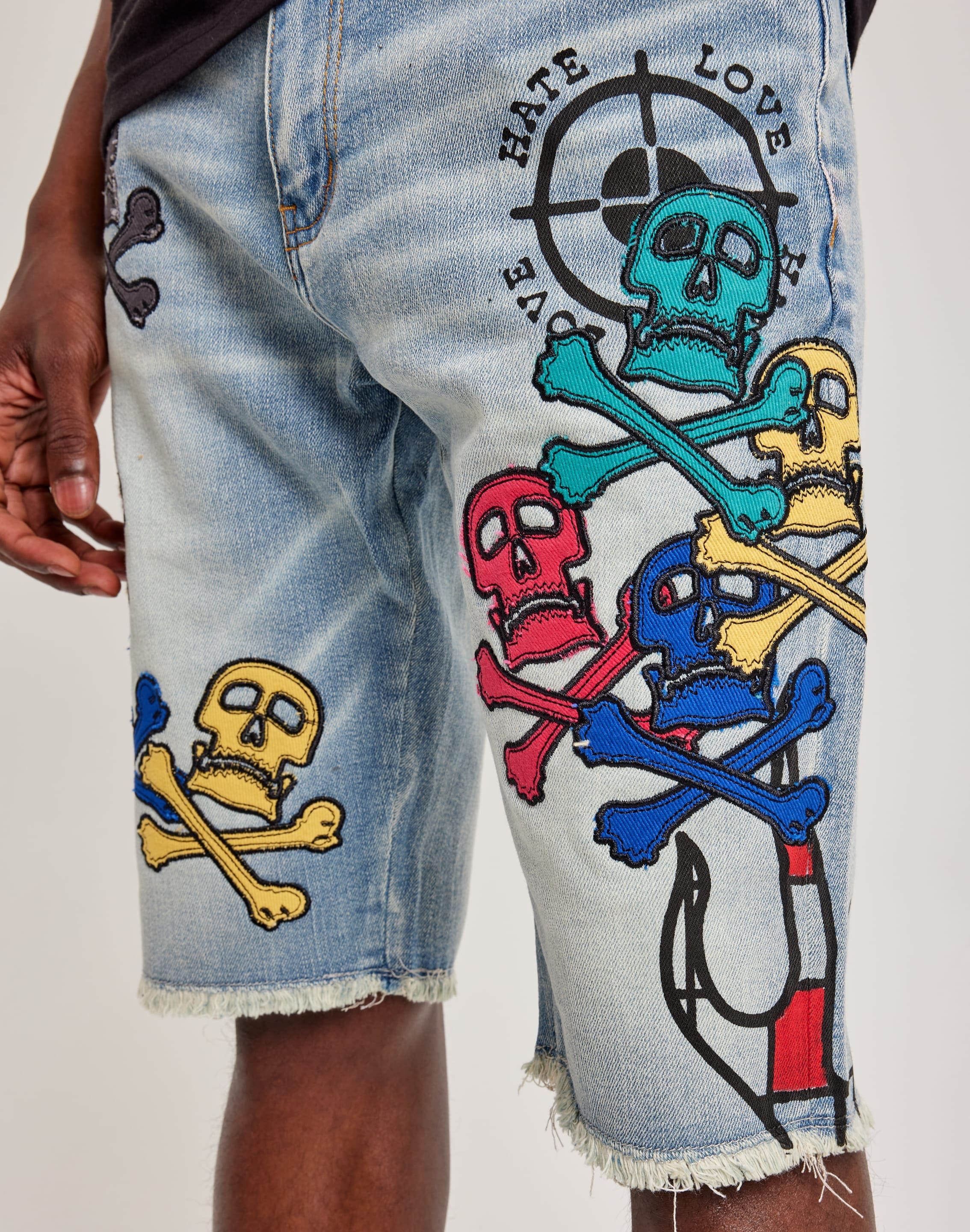 Photo of Embellish Nyc Rip-Off Denim Shorts
