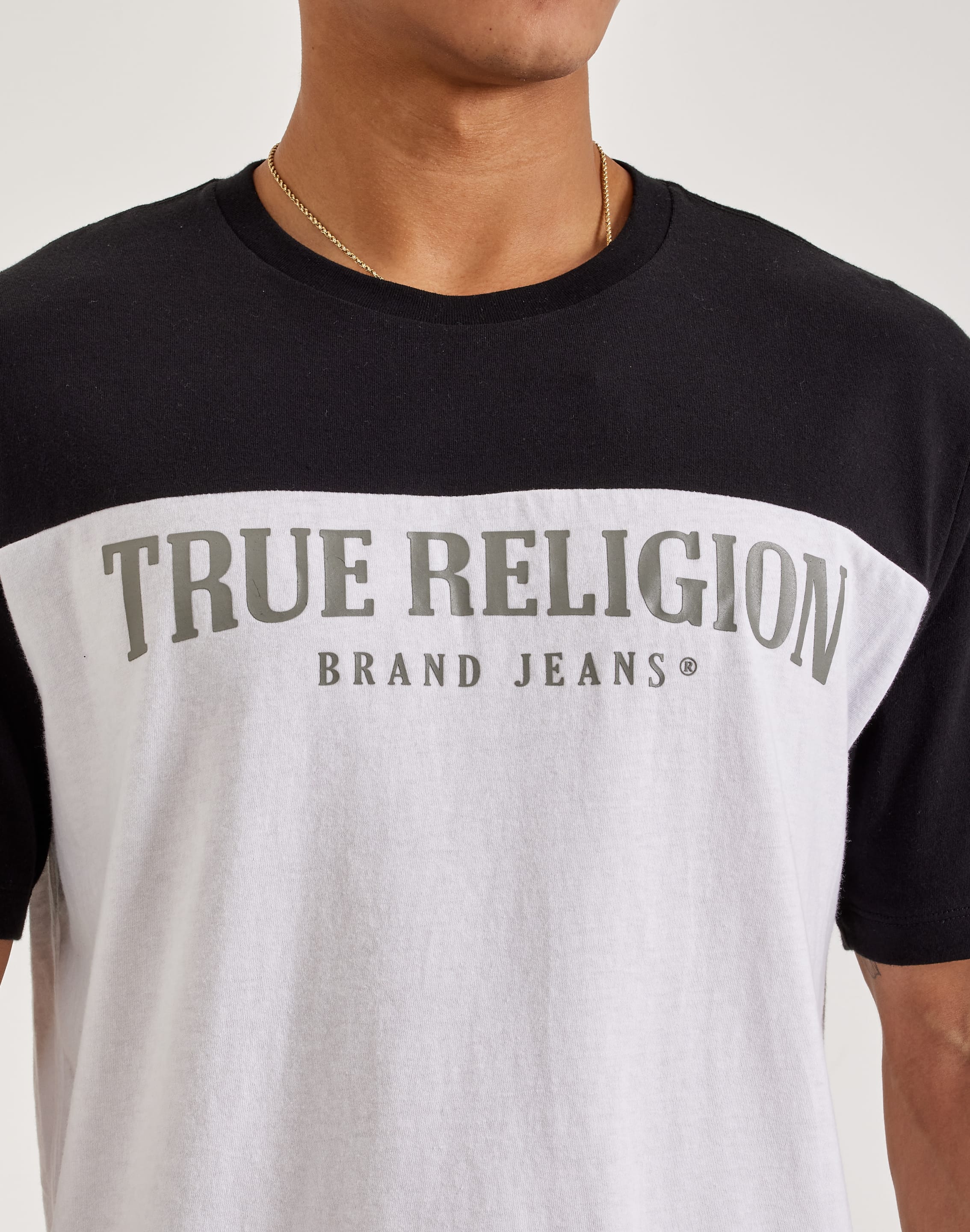 True Religion Two-Toned Tee