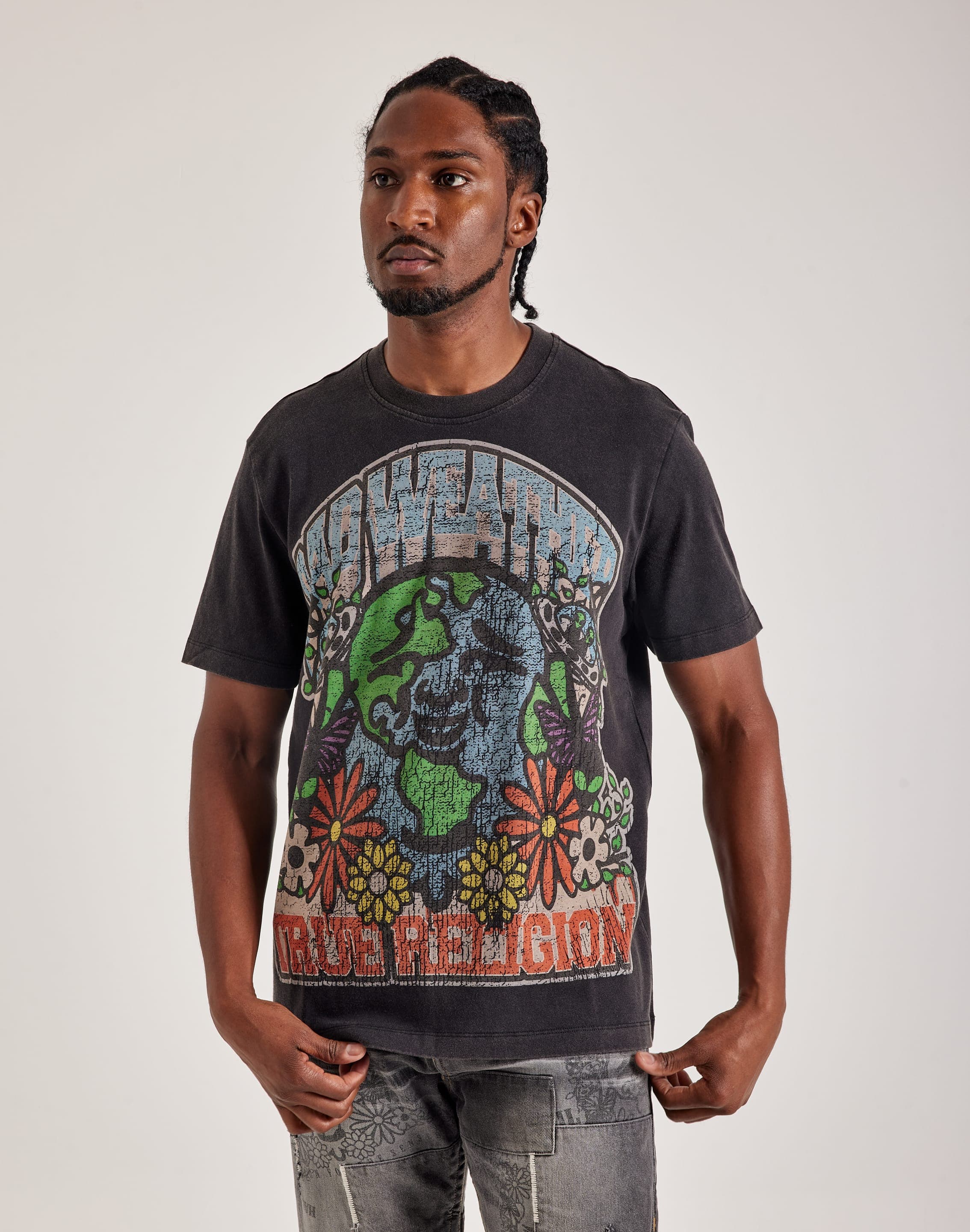 True Religion Bad Weather Relaxed Buddha Tee – DTLR