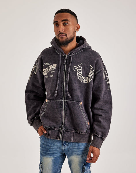 True Religion Bad Weather Big T Flame Zip Hoodie – DTLR
