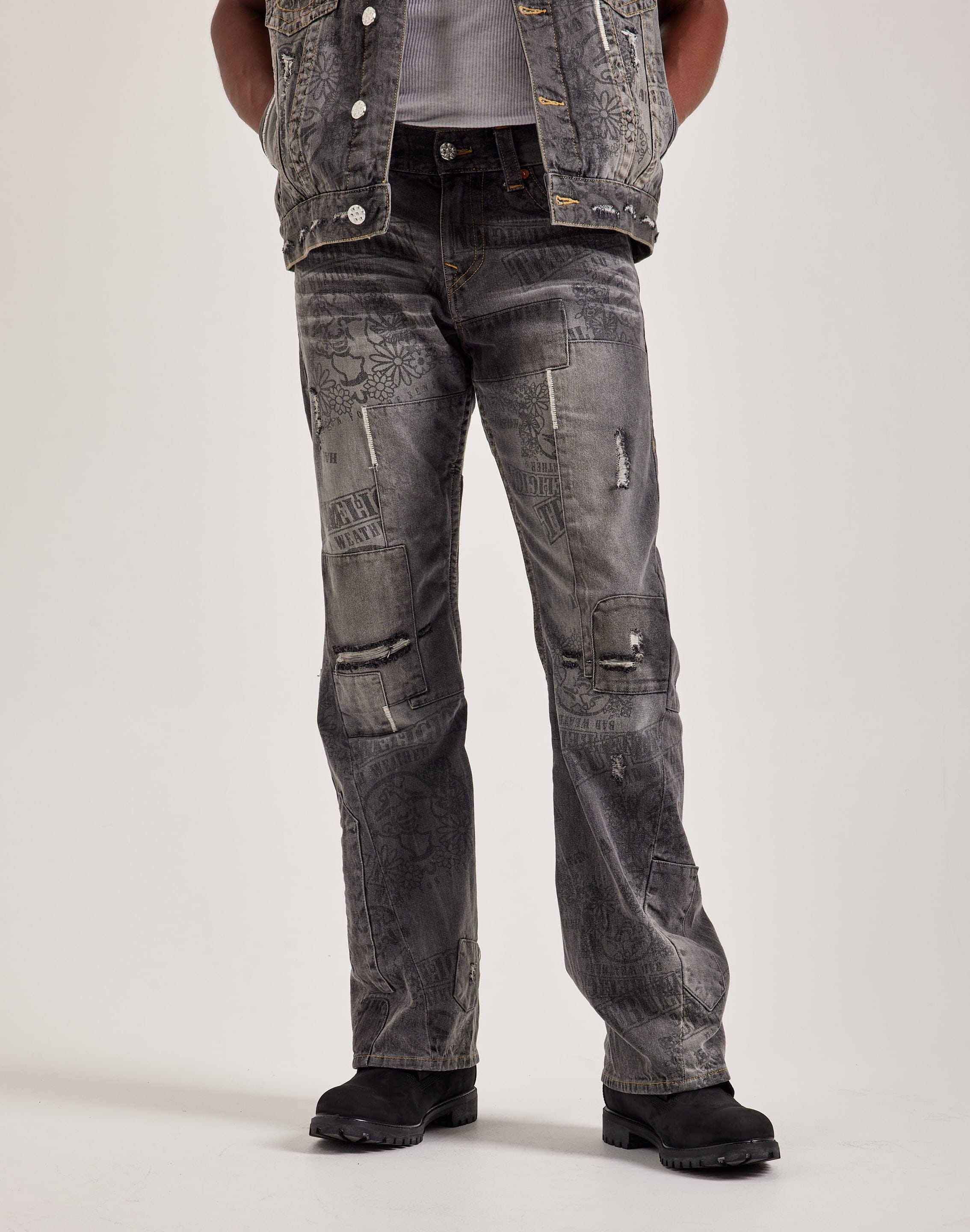 True Religion Bad Weather Joey Stacked Pocket Jeans