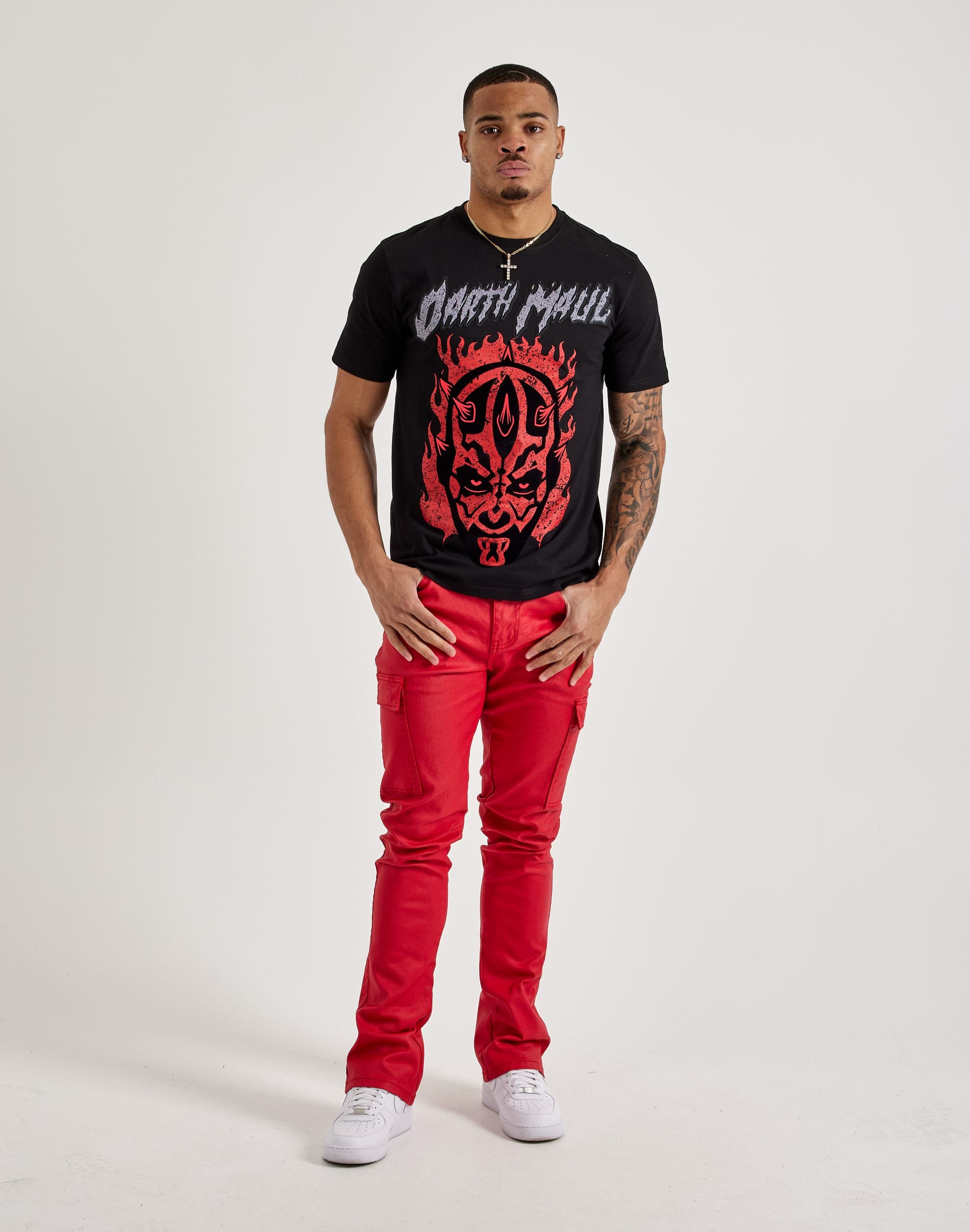 WAIMEA Stacked Coated Cargo Pants