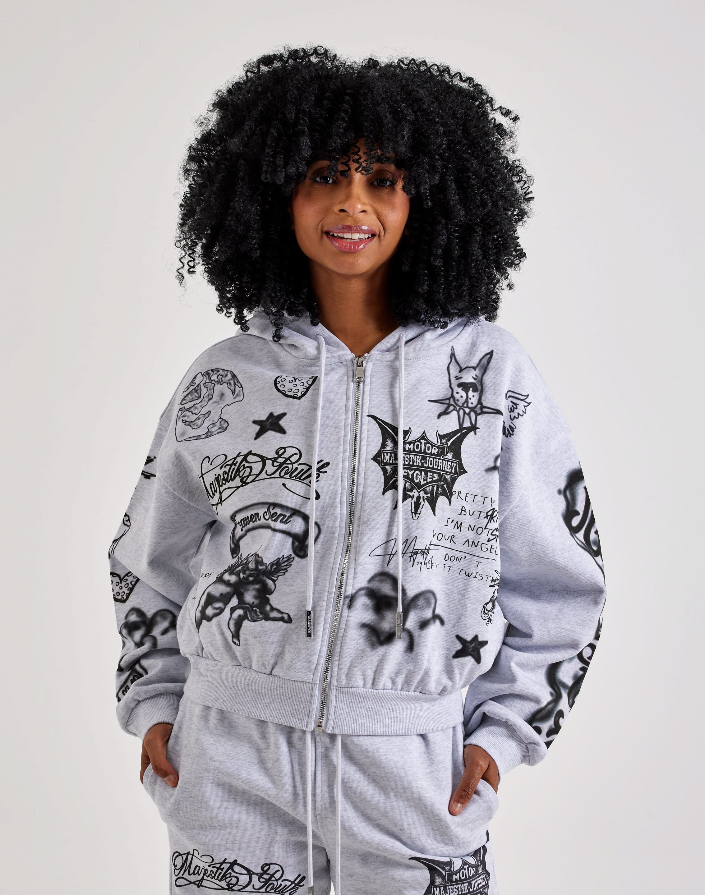 Photo of Majestik Artwork Full-Zip Fleece Hoodie