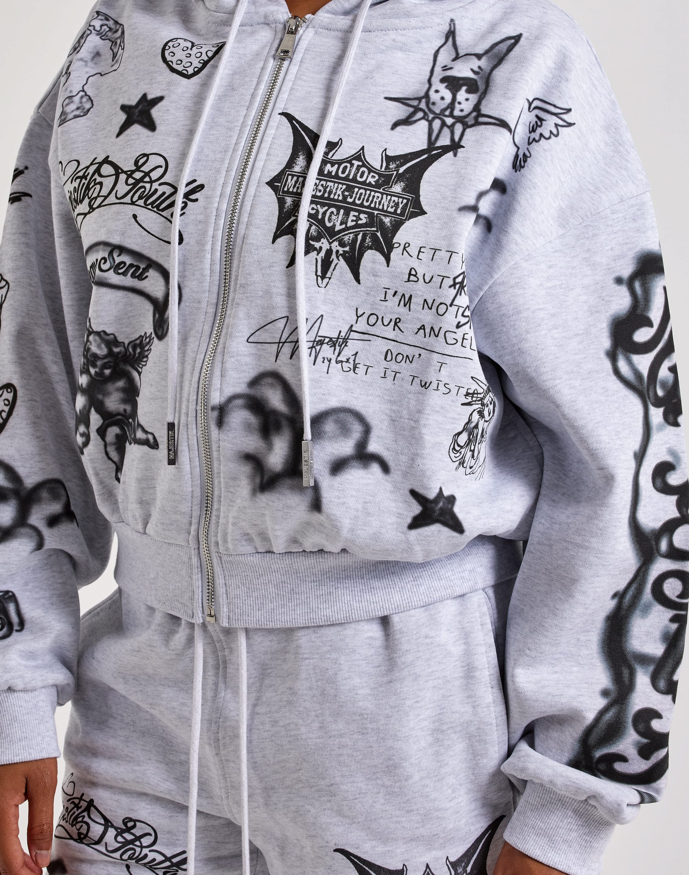 Photo of Majestik Artwork Full-Zip Fleece Hoodie