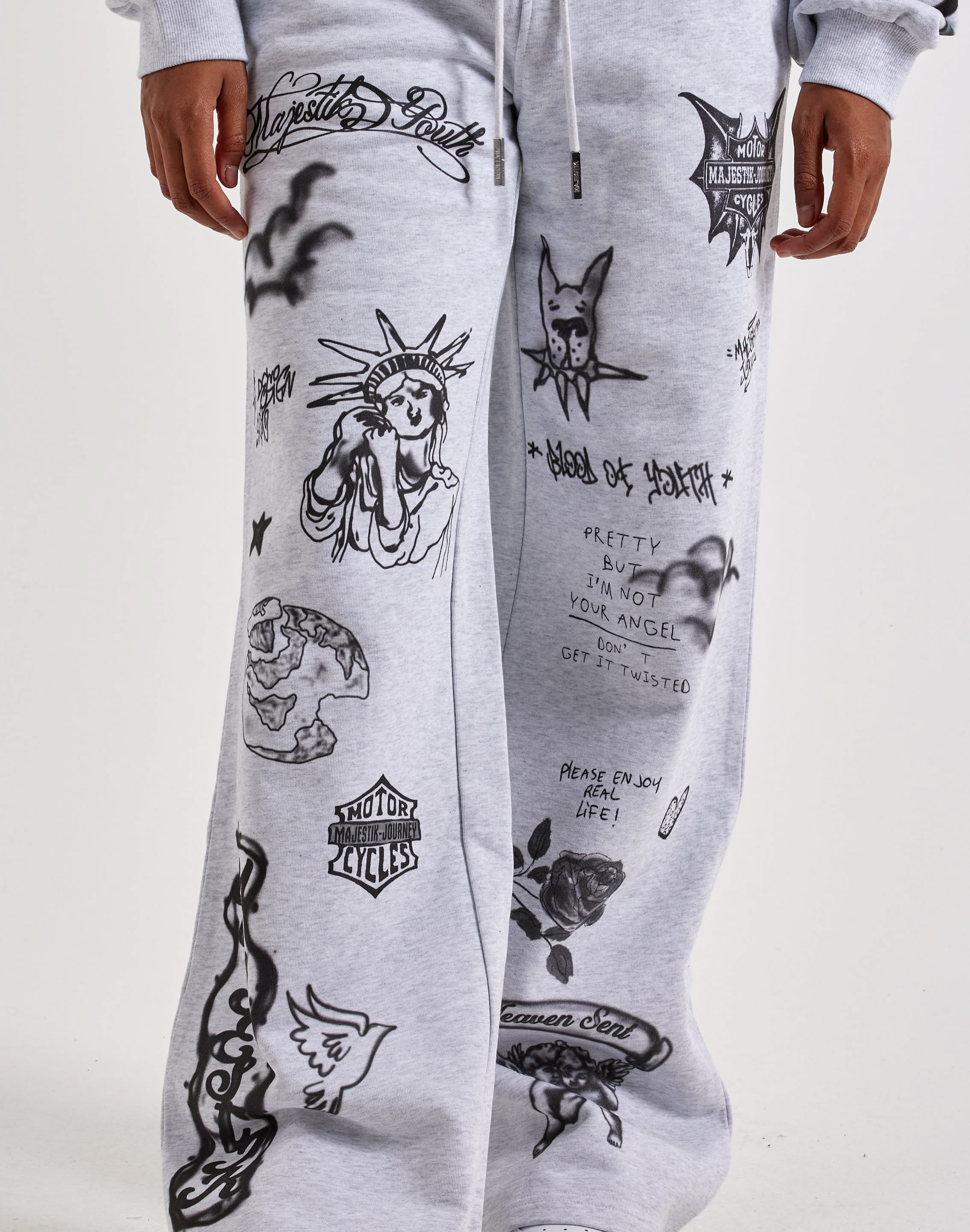 Photo of Majestik Artwork Fleece Pants
