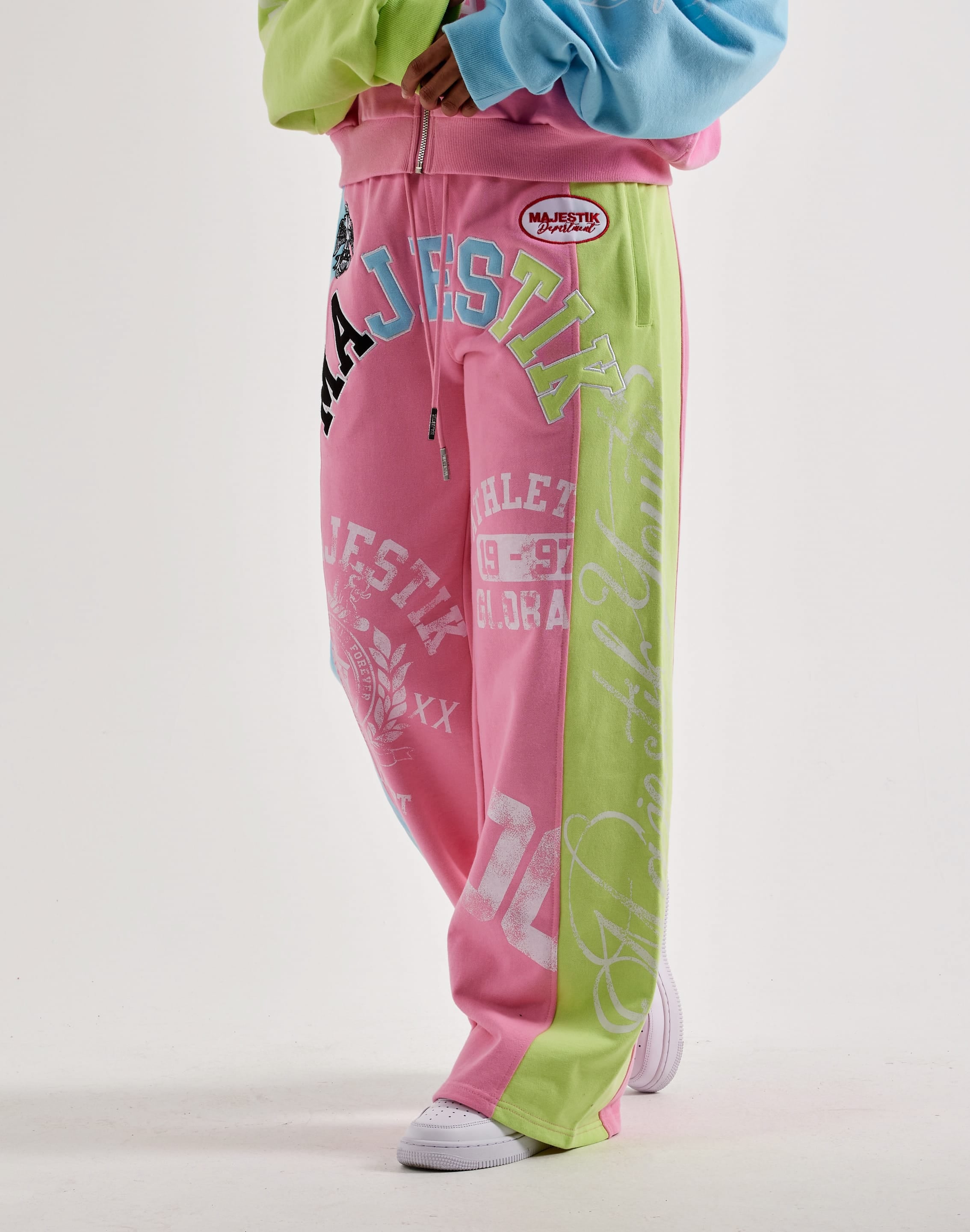 Photo of Majestik Colorblocked Fleece Pants