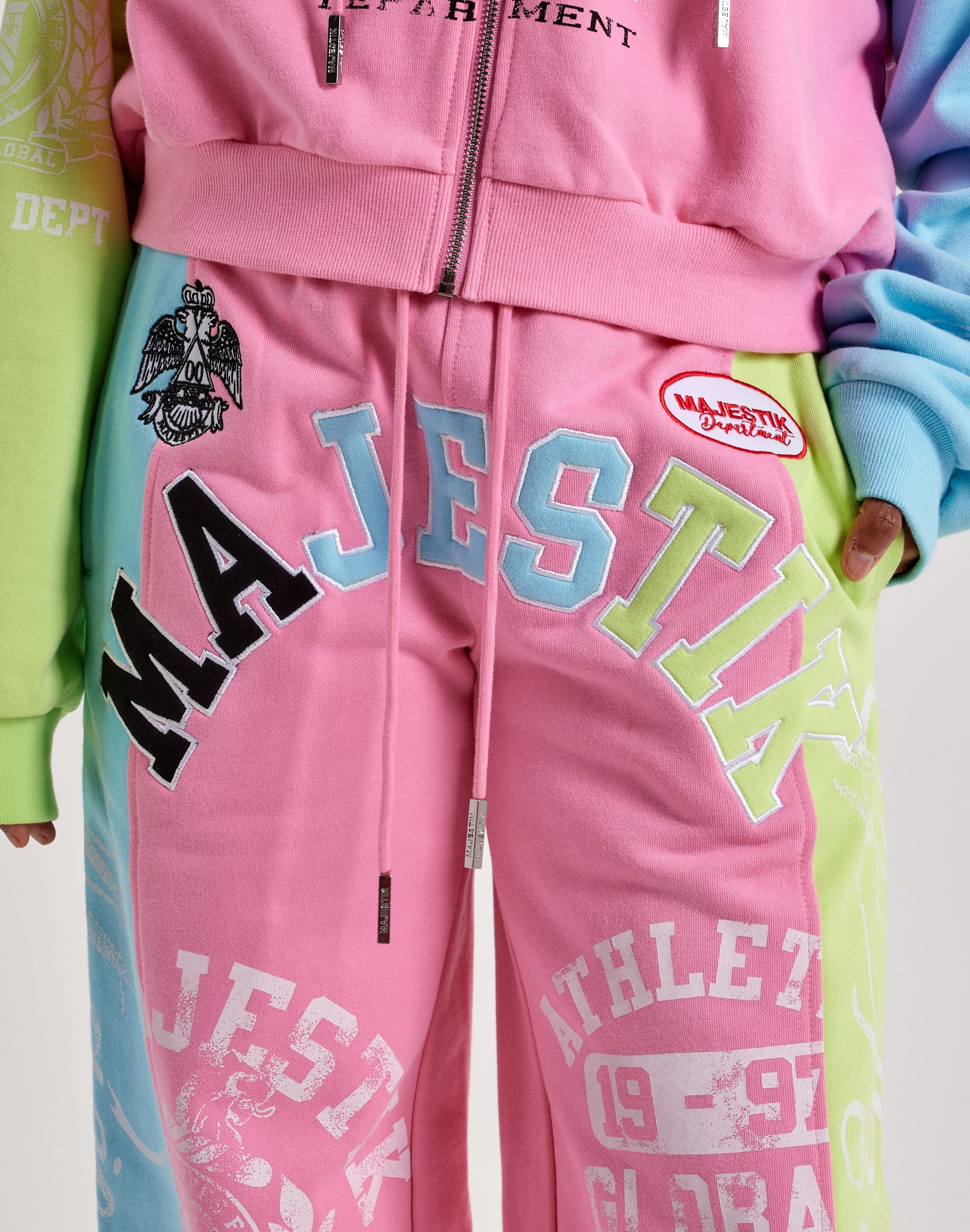 Photo of Majestik Colorblocked Fleece Pants