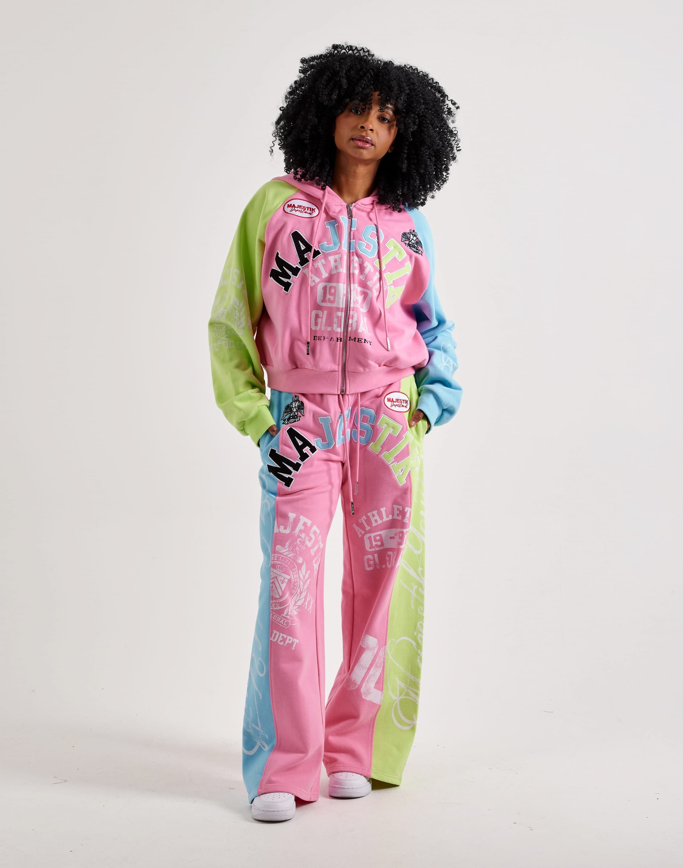Photo of Majestik Colorblocked Fleece Pants