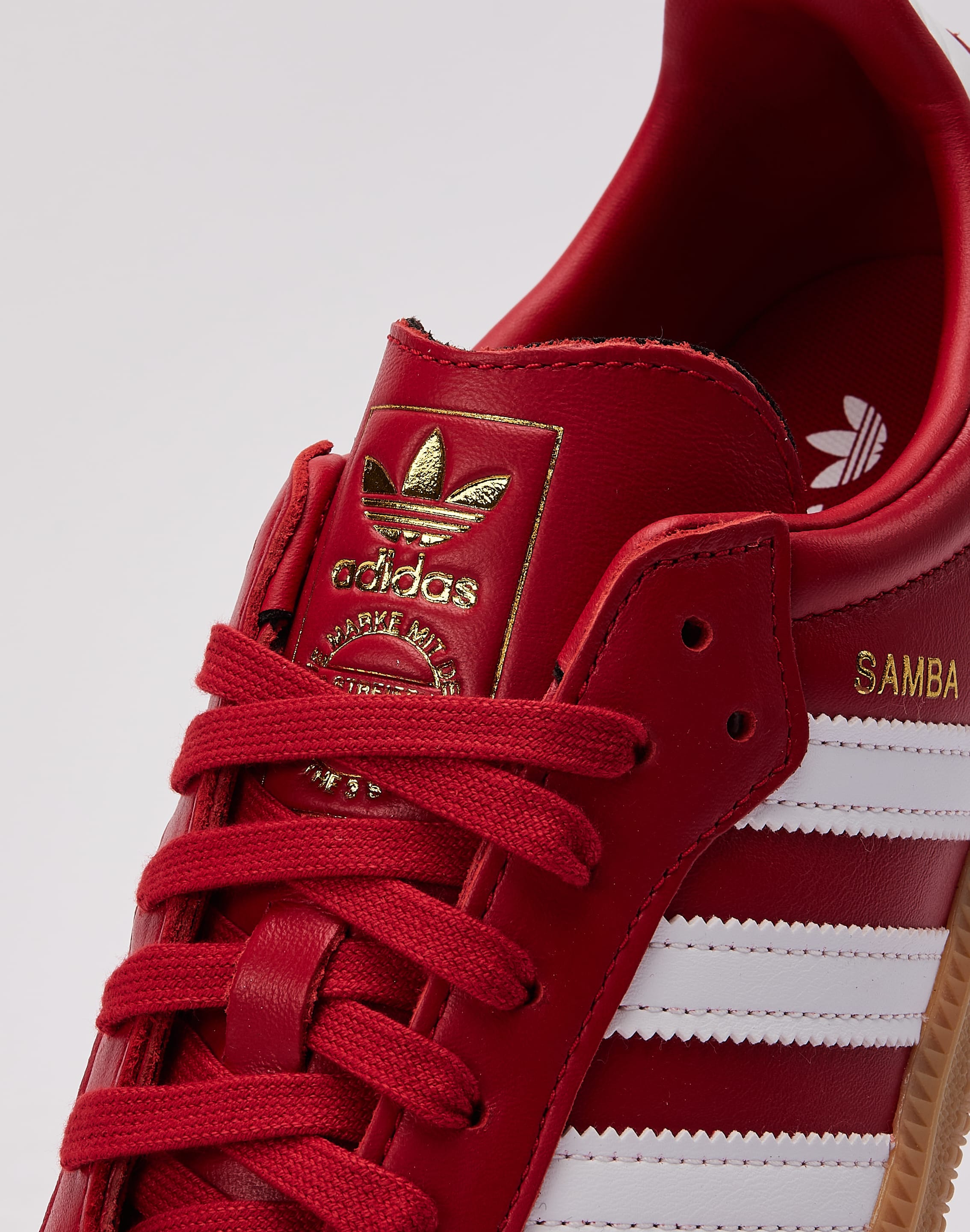 adidas Samba OG Shoes Red 12 - Mens Originals adidas Samba OG Shoes Red 12 - Mens Originals
