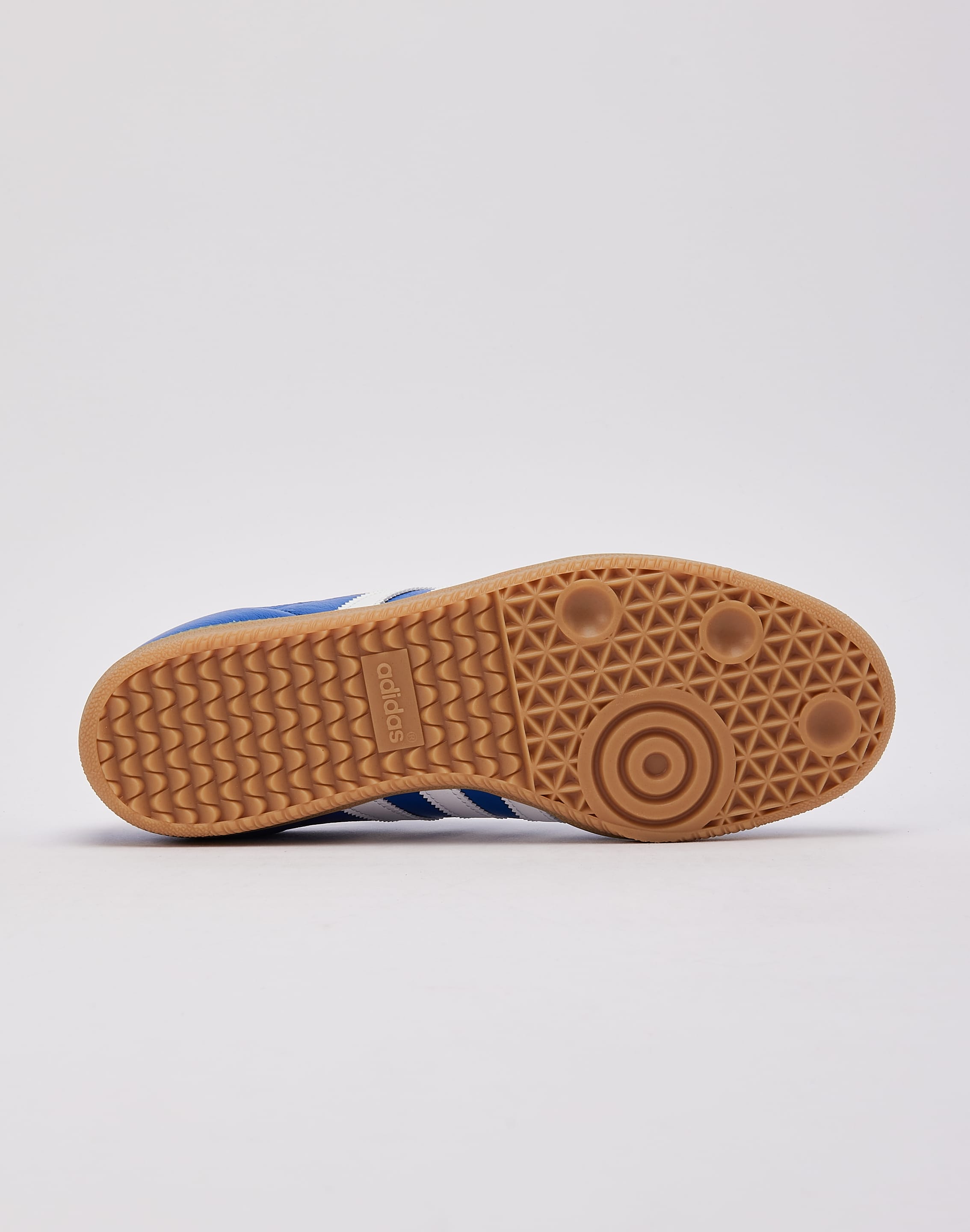 adidas Samba OG Shoes - Men's - Blue / Cloud White / Gum - 10.5 adidas Samba OG Shoes - Men's - Blue / Cloud White / Gum - 10.5
