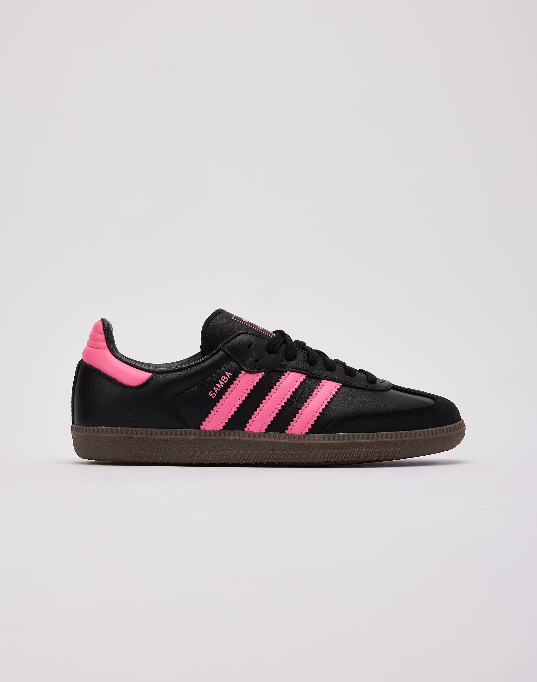 adidas Samba OG Shoes - Women's - Core Black / Lucid Pink / Gum - 7.5 adidas Samba OG Shoes - Women's - Core Black / Lucid Pink / Gum - 7.5