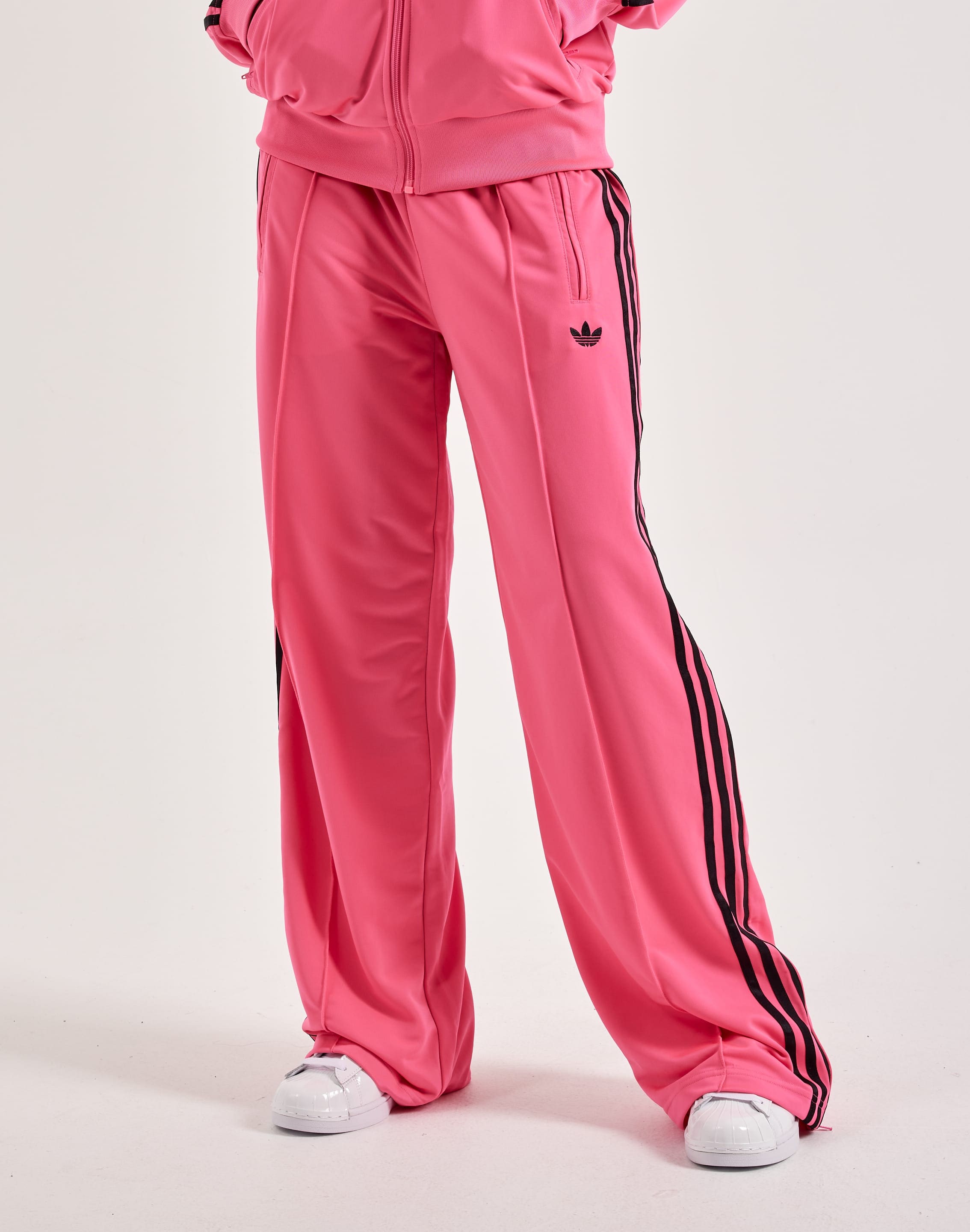 Pink Female Adidas Pants Adidas Adicolor Classics Firebird Loose