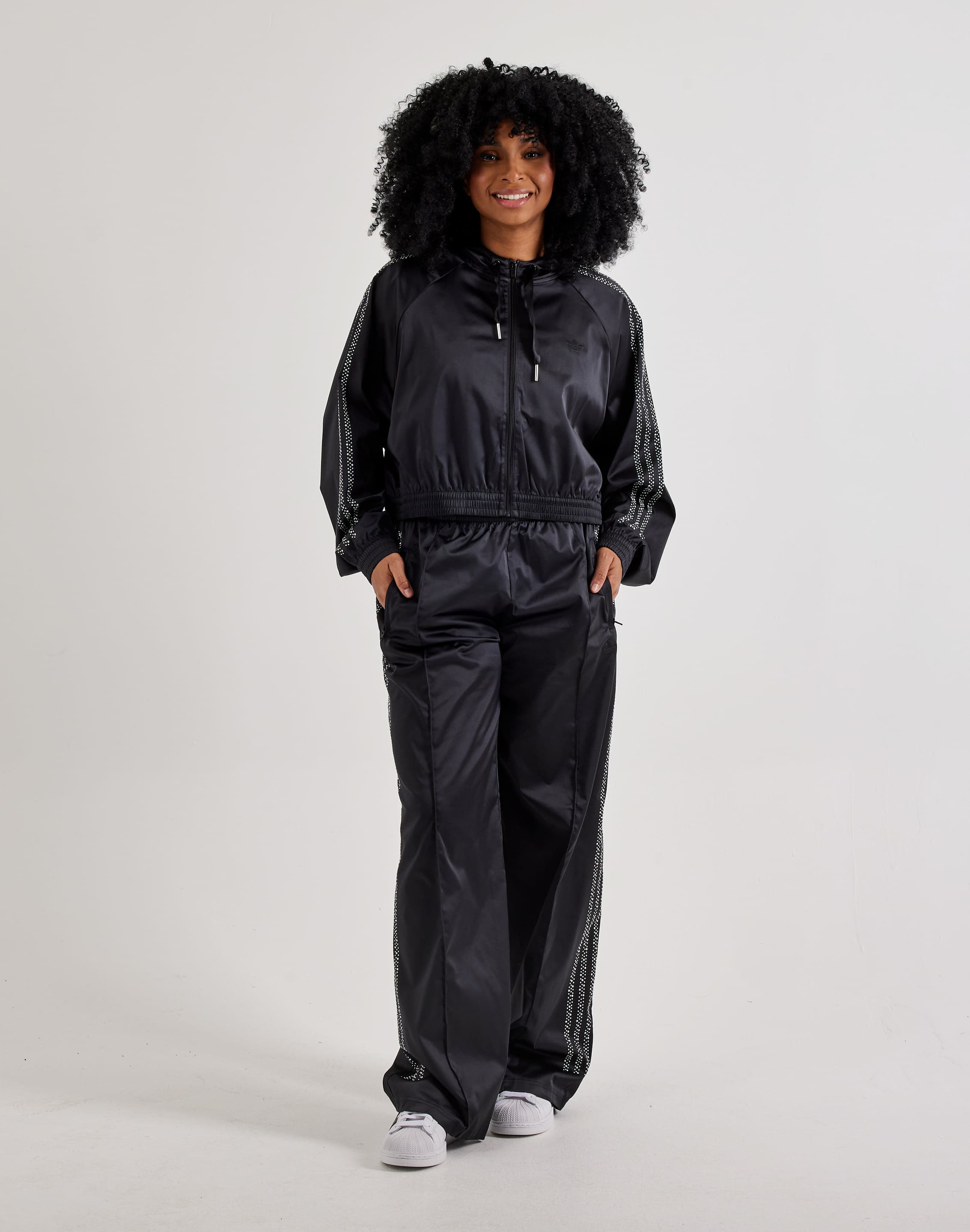 Adidas Pearl Cropped Full-Zip Hoodie – DTLR