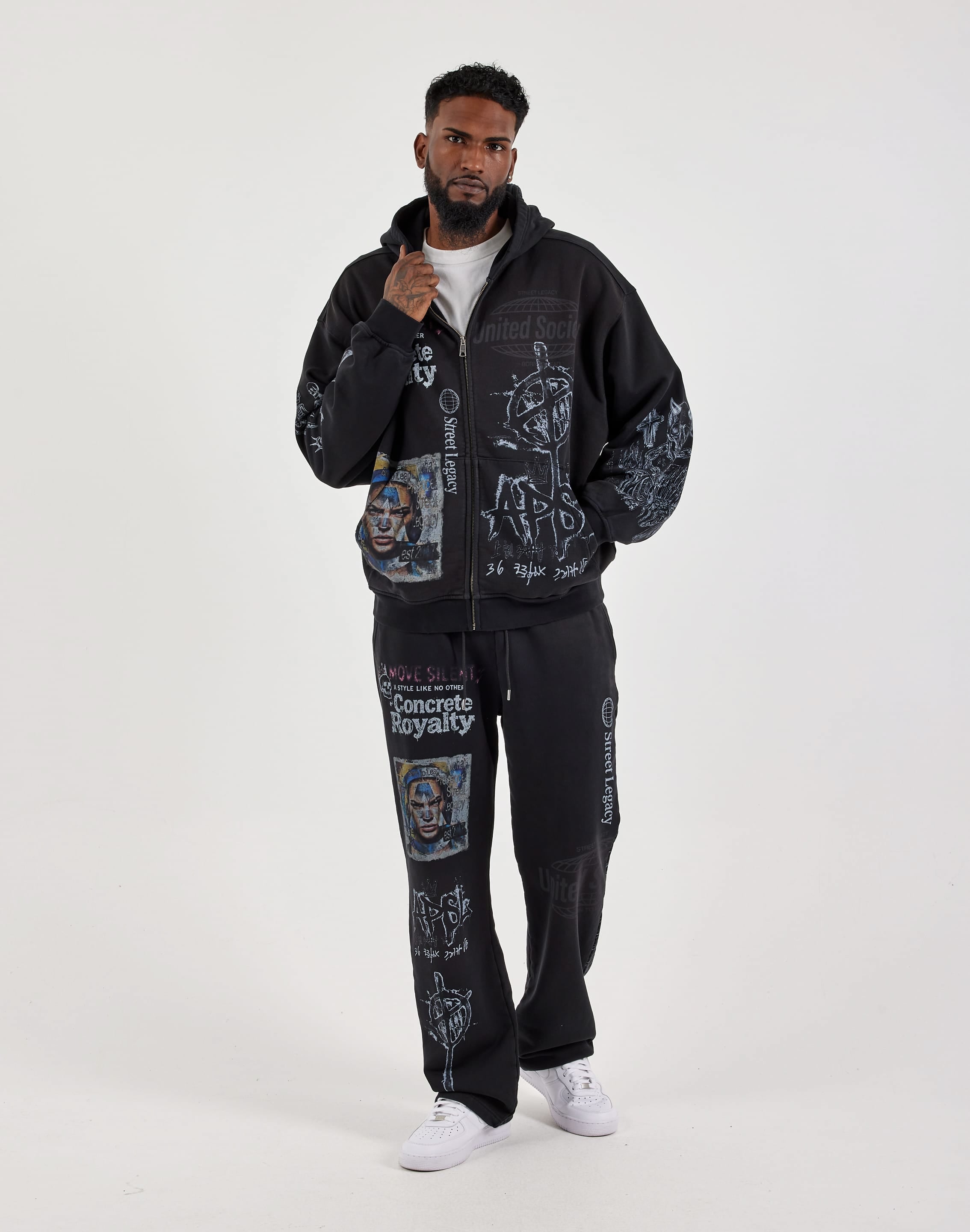 Photo of AlphaStyle Panaca Full-Zip Fleece Hoodie