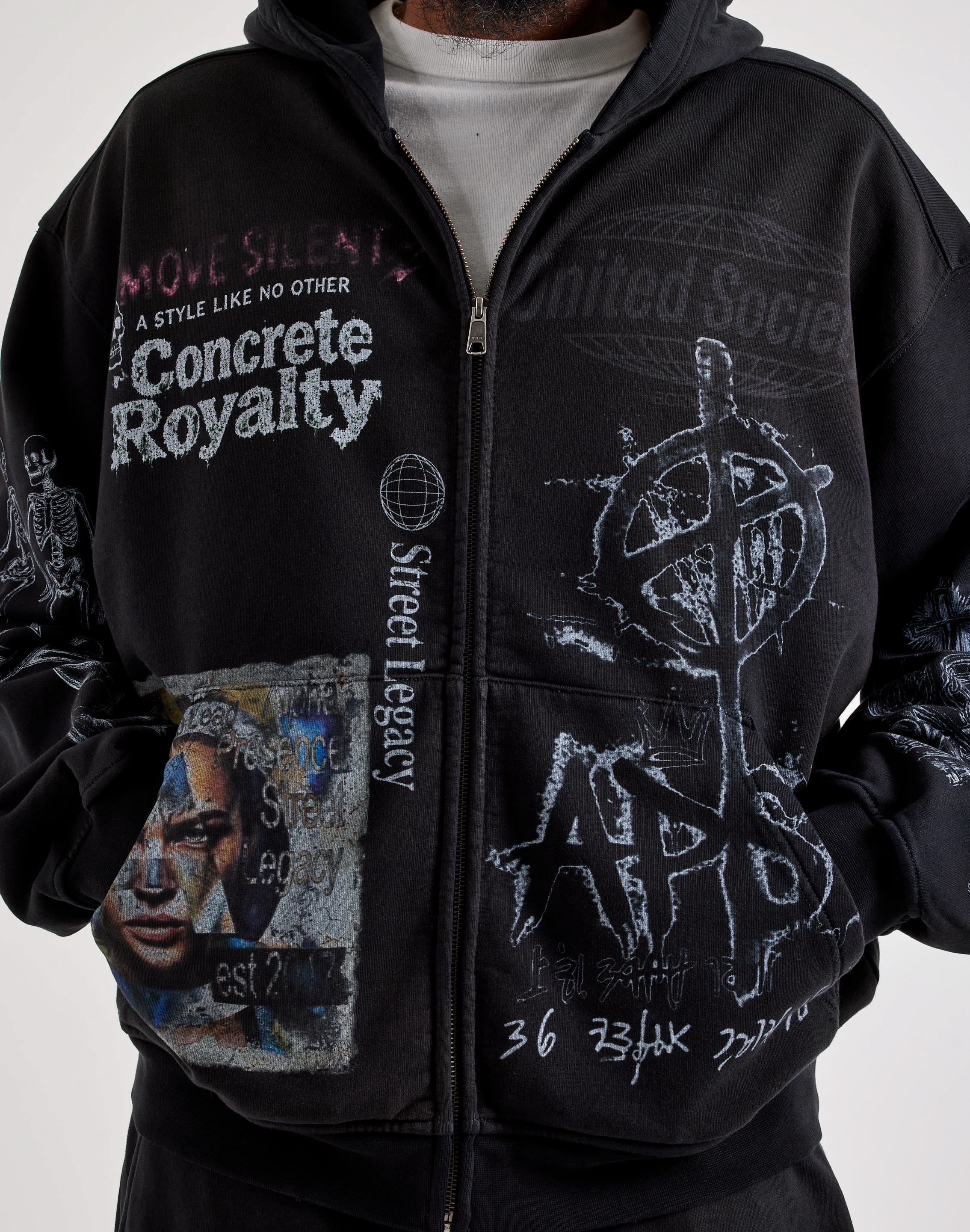 Photo of AlphaStyle Panaca Full-Zip Fleece Hoodie