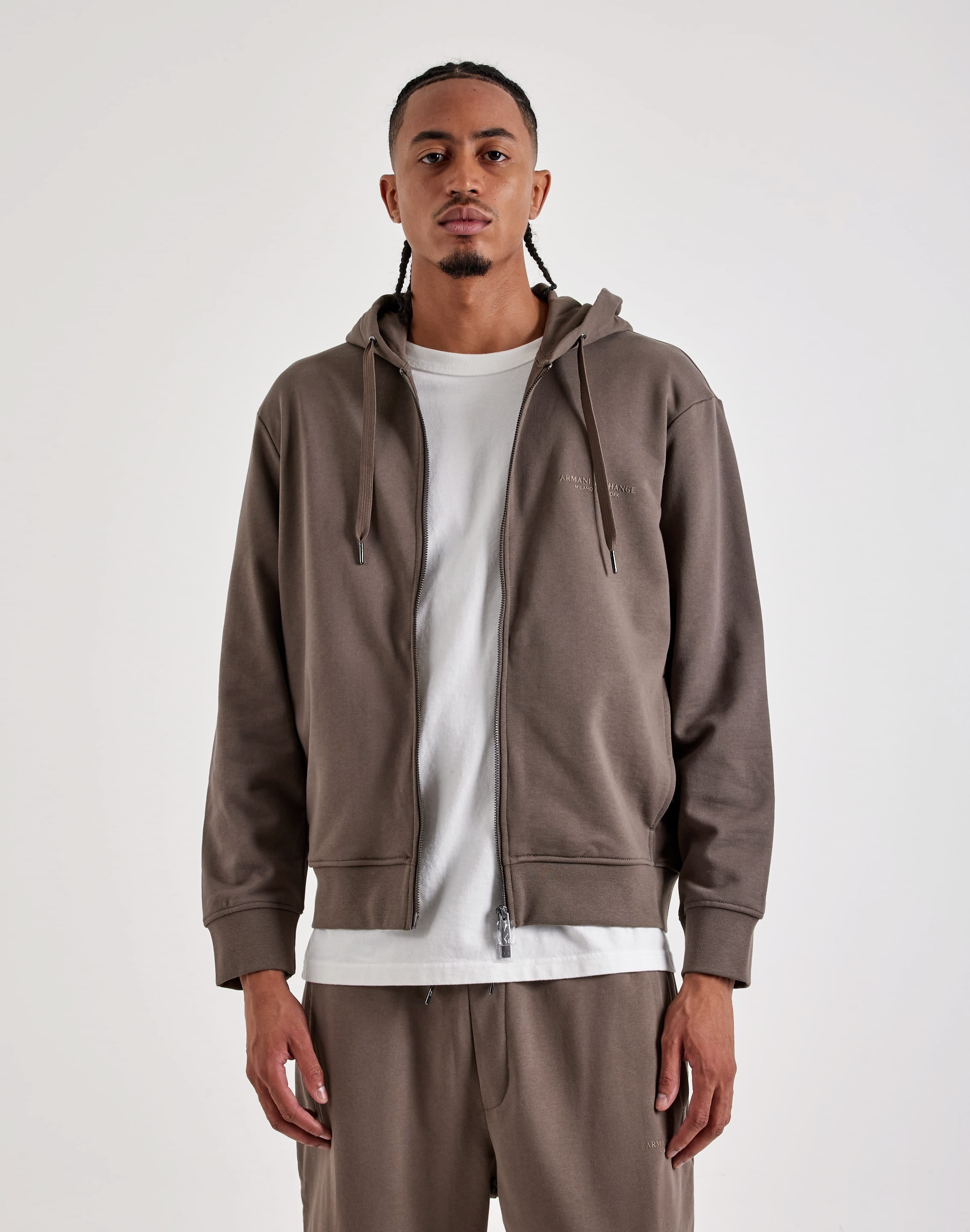 Photo of Armani Exchange Full-Zip Fleece Hoodie