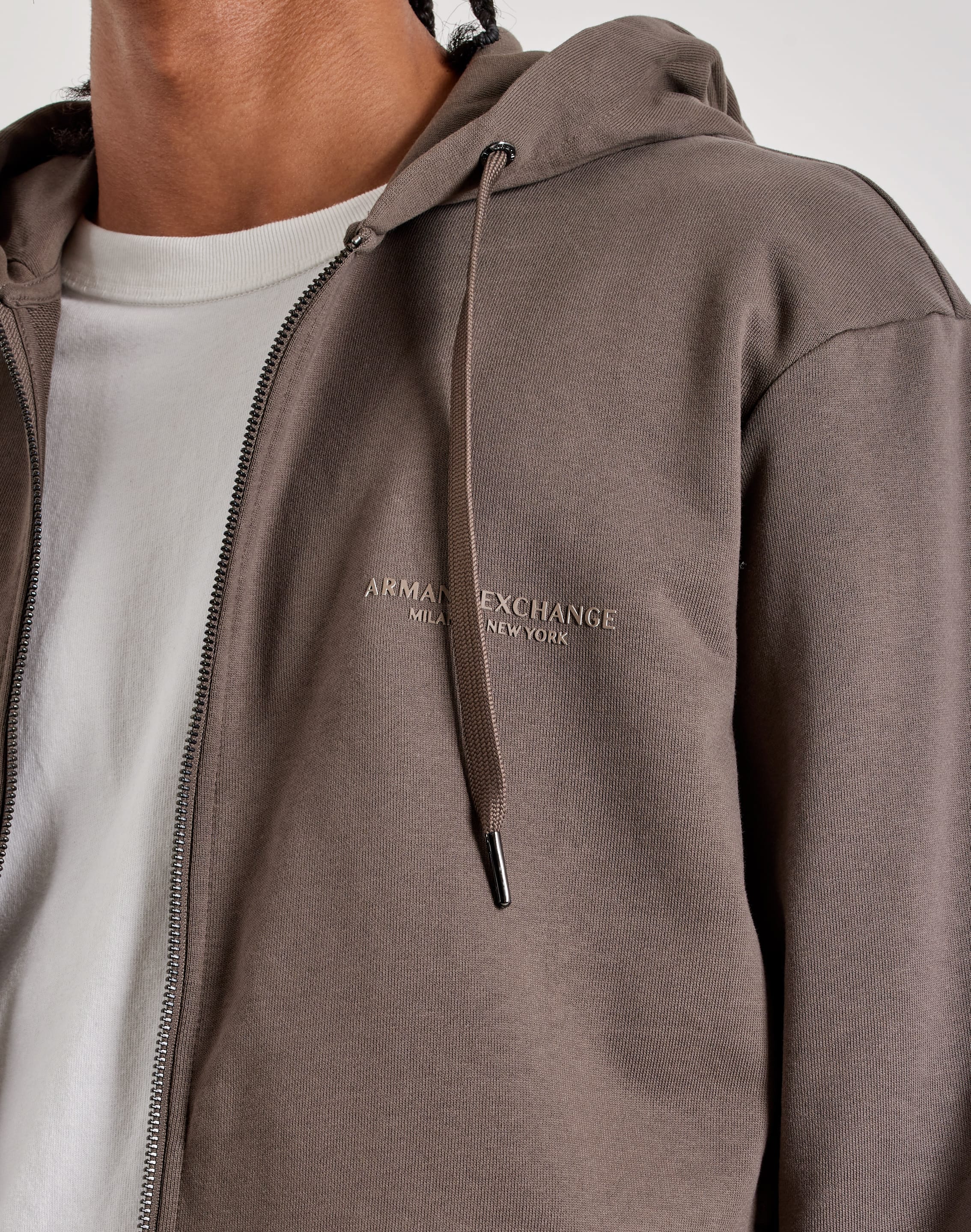 Photo of Armani Exchange Full-Zip Fleece Hoodie