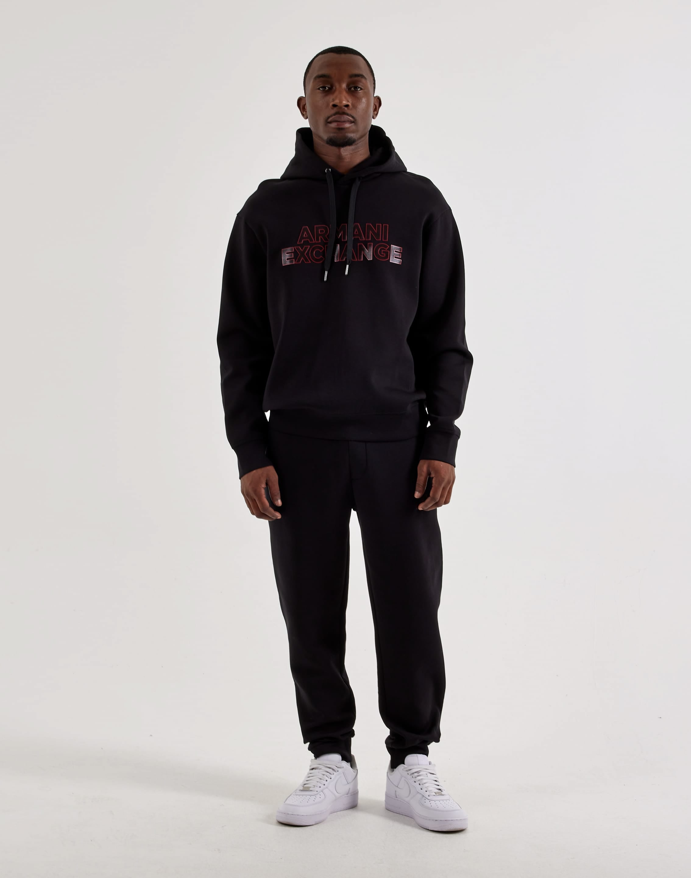 Armani Exchange Bold Logo Pullover Fleece Hoodie, image 4 of 4