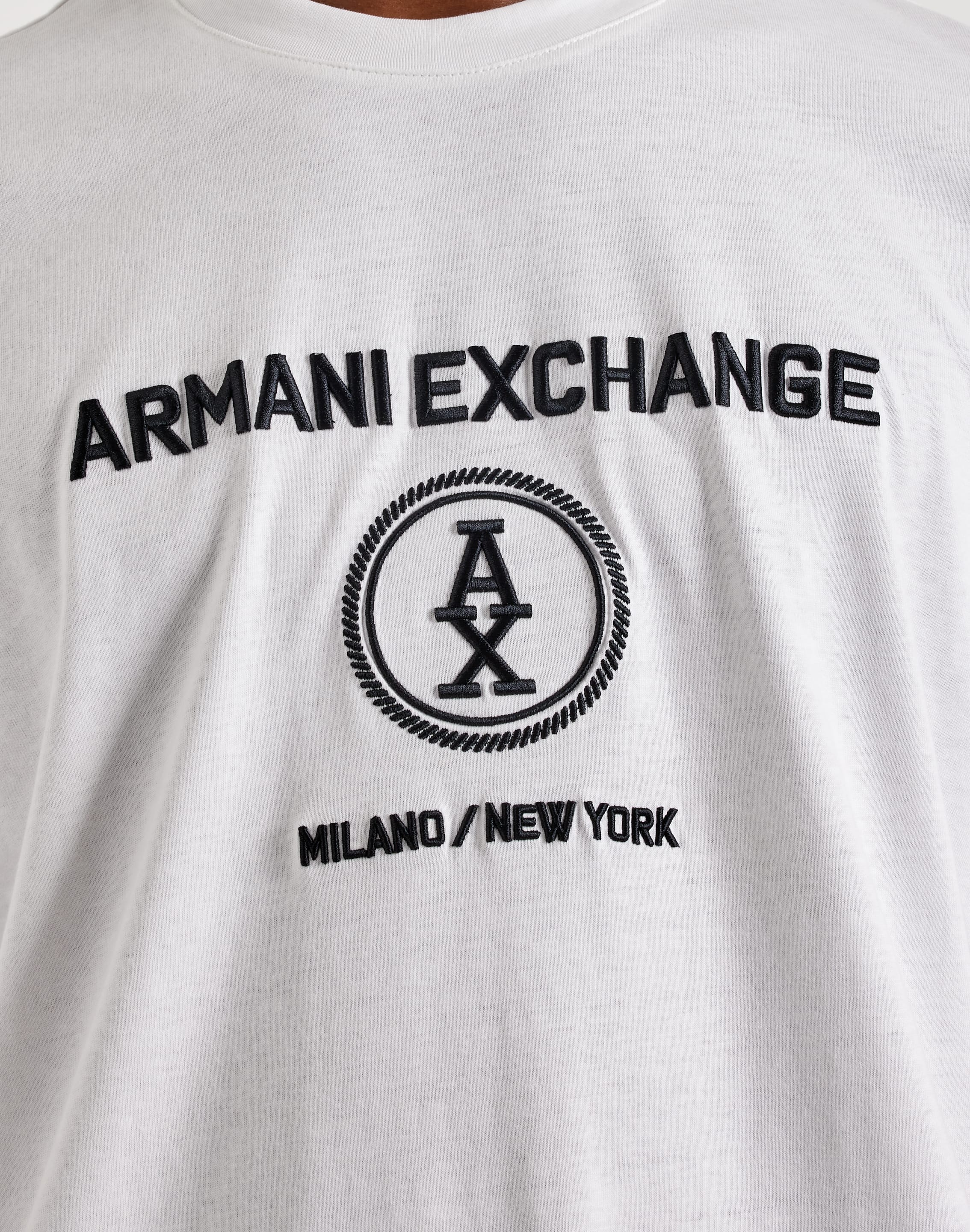 Photo of Armani Exchange Stacked Logo Tee