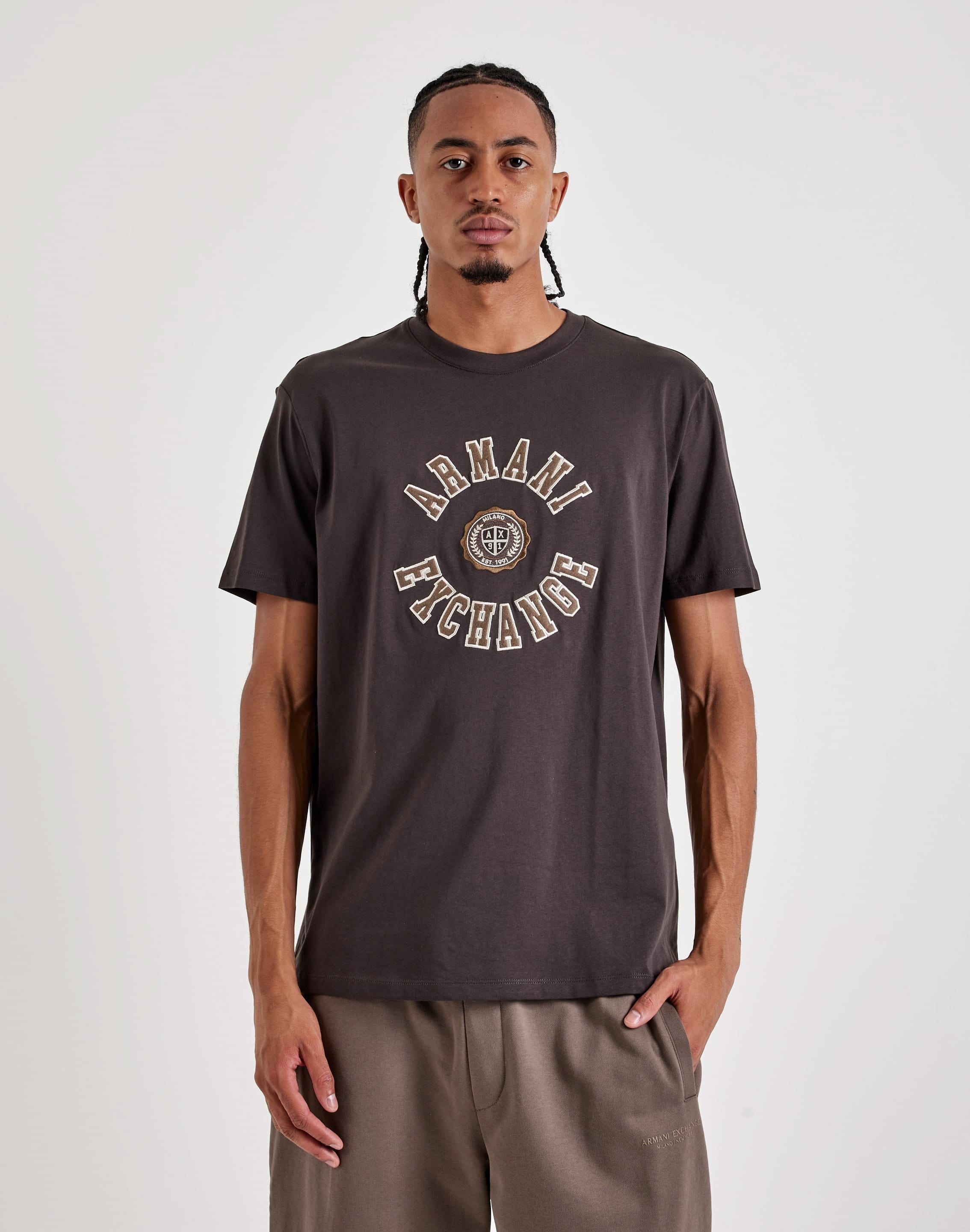Photo of Armani Exchange Vintage Circle Logo Tee