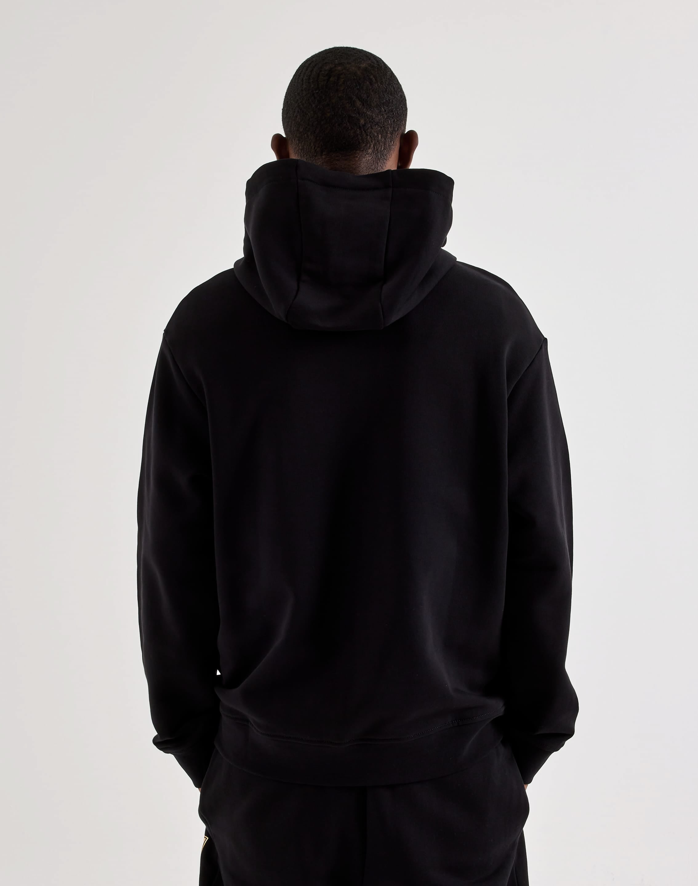 Armani Exchange Box Logo Pullover Fleece Hoodie, image 3 of 4