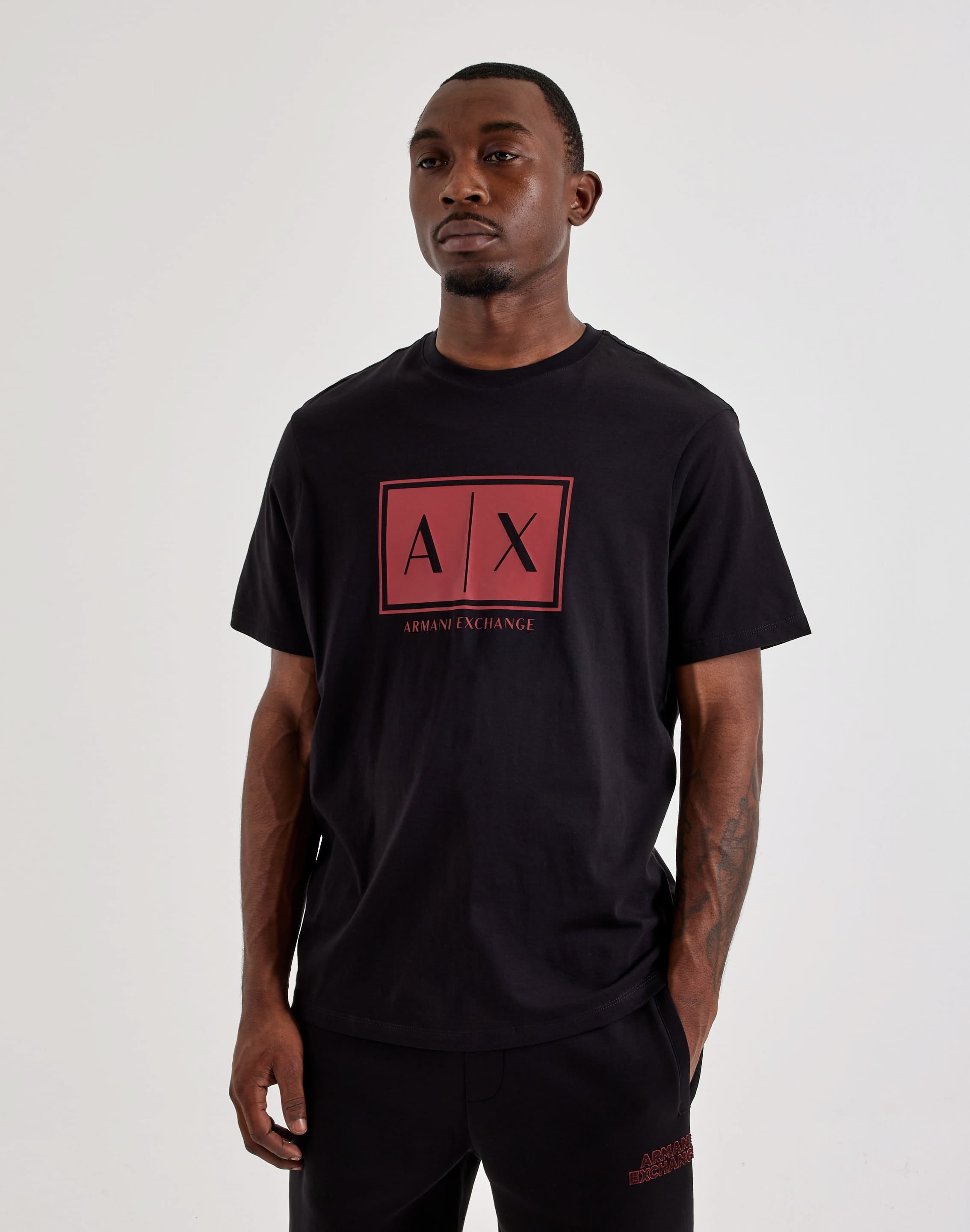 Armani Exchange Big Box Logo Tee, image 1 of 4