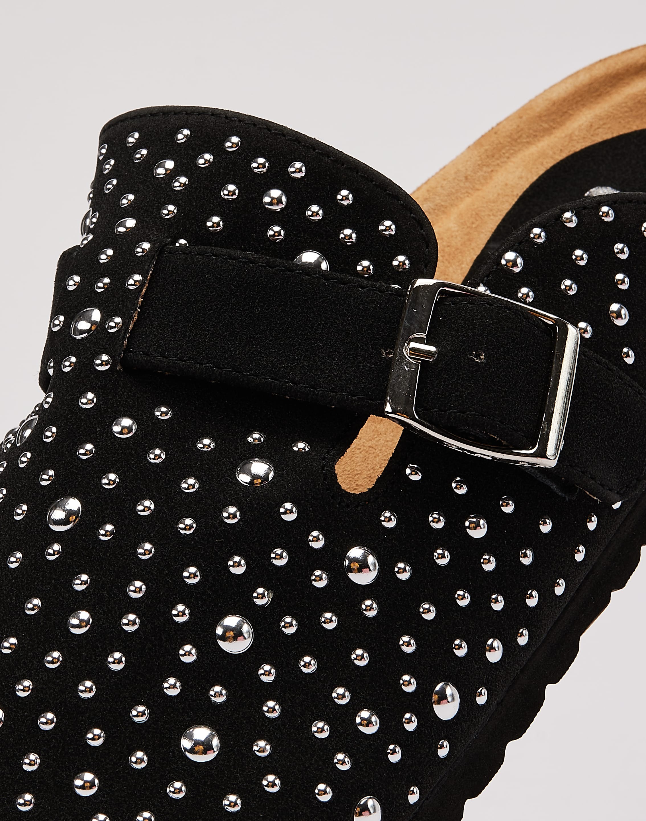 Photo of Azalea Wang Studded Cesario Clogs