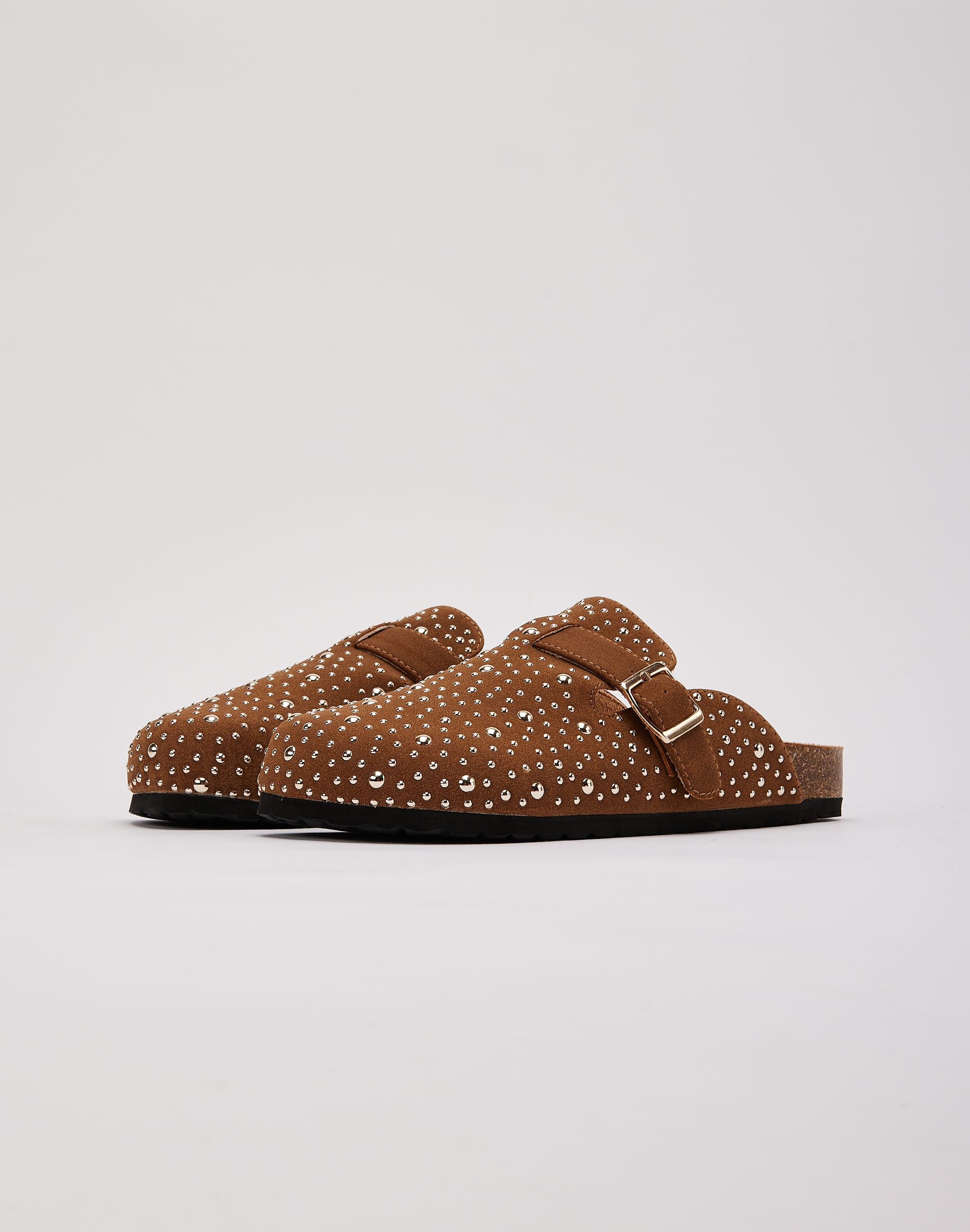 Photo of Azalea Wang Studded Cesario Clogs