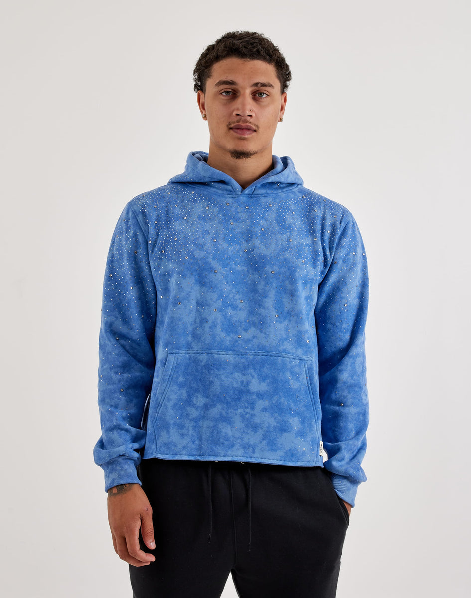 BKYS Rhinestone Rivet Oversized Fleece Hoodie – DTLR