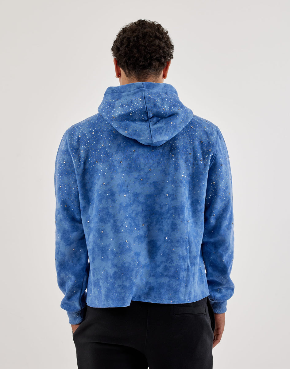 BKYS Rhinestone Rivet Oversized Fleece Hoodie – DTLR