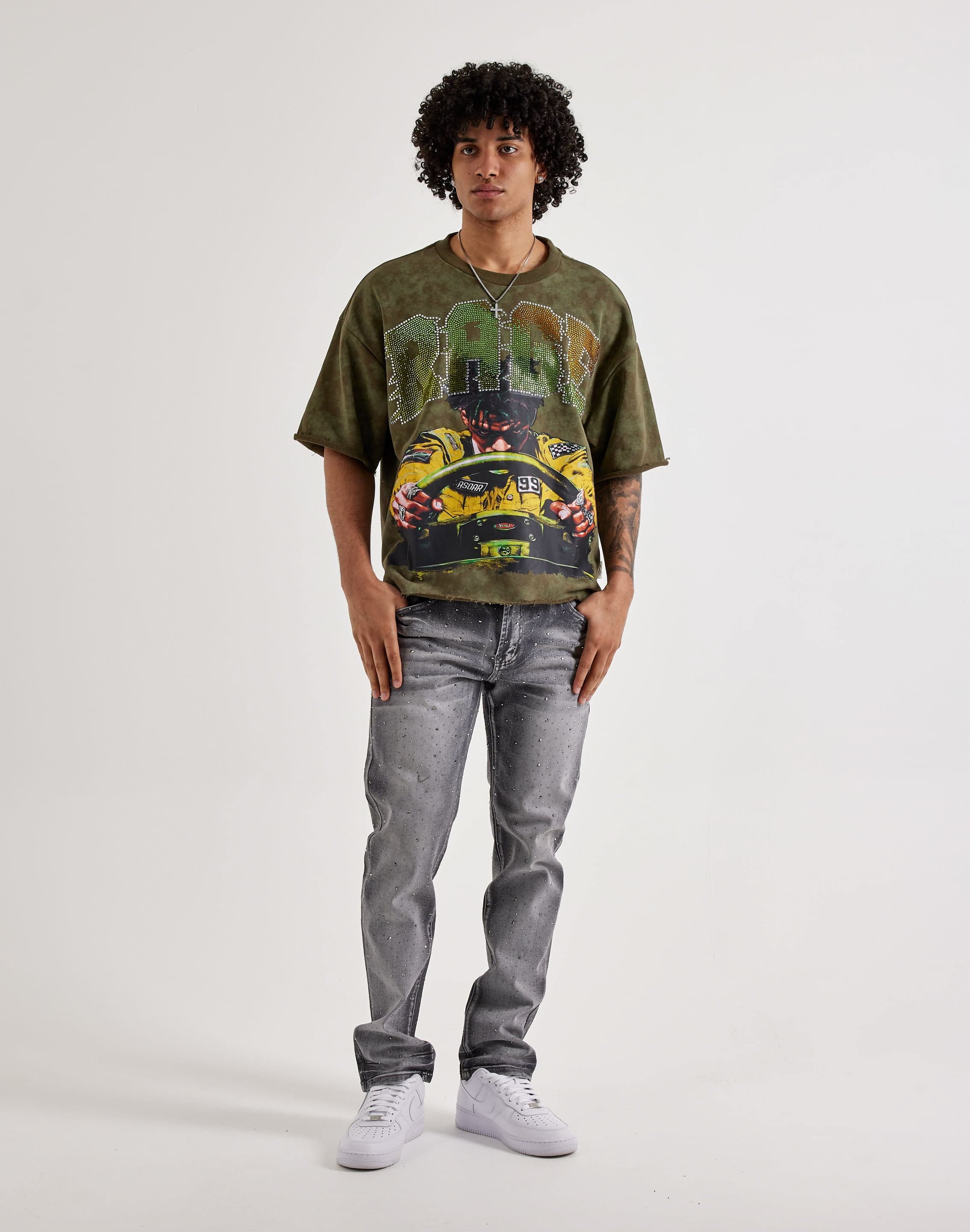 Photo of BKYS Rage Terry Cropped Tee