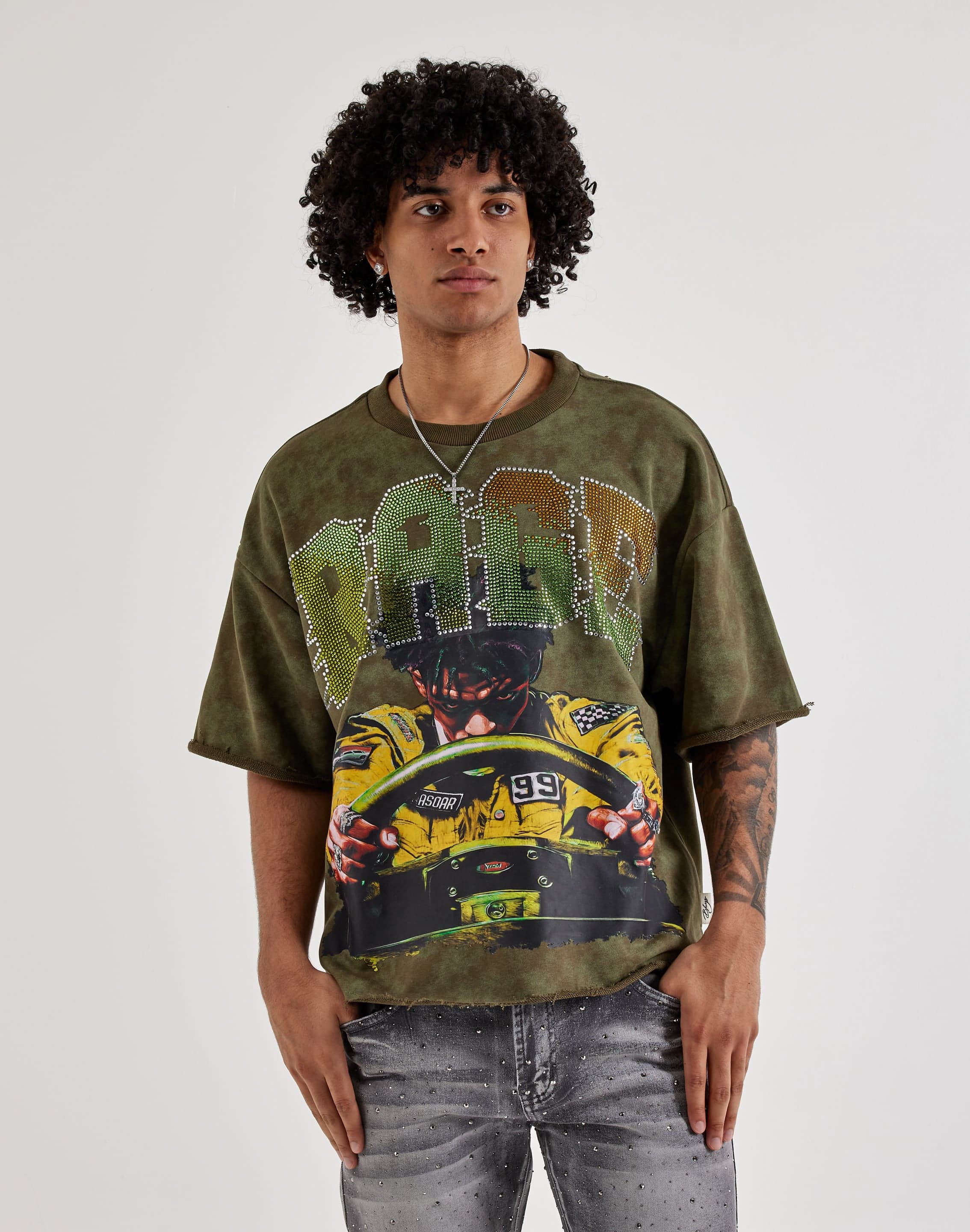 Photo of BKYS Rage Terry Cropped Tee