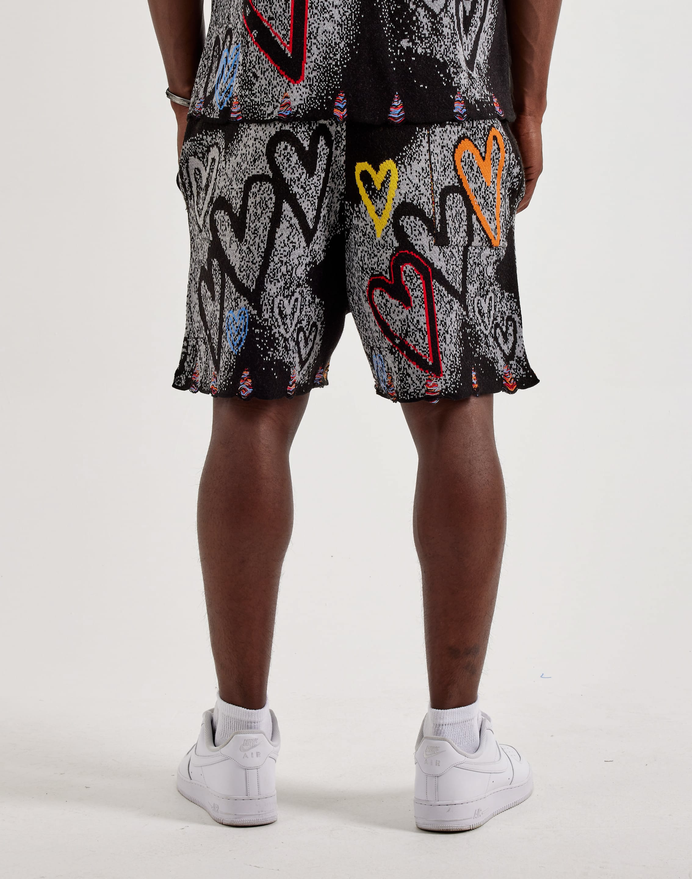 Photo of Chapter By Kohli Black Heart Knit Shorts