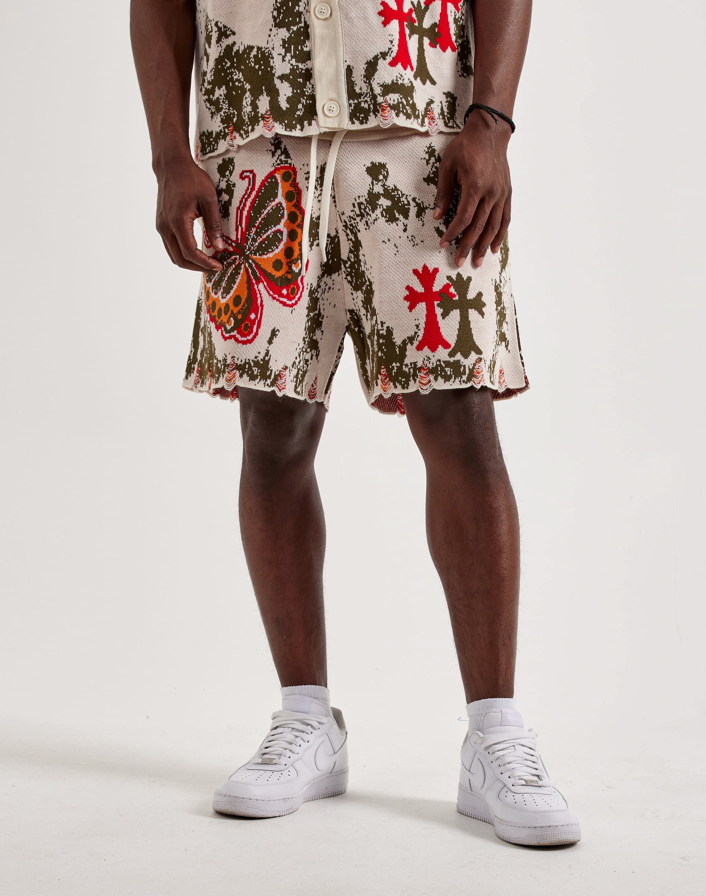 Photo of Chapter By Kohli Butterfly Flowers Knit Shorts