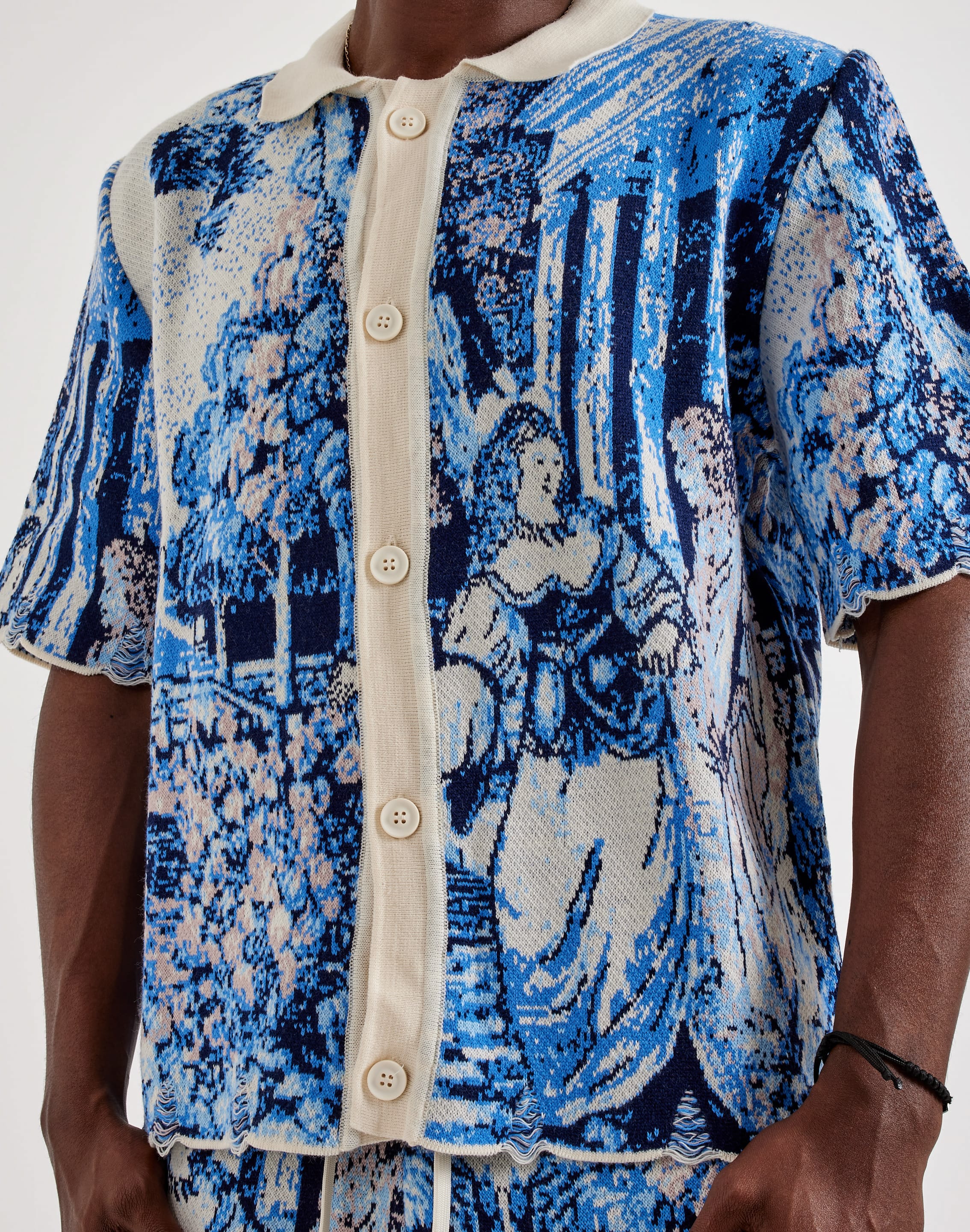 Photo of Chapter By Kohli The Garden Knit Button-Up Shirt