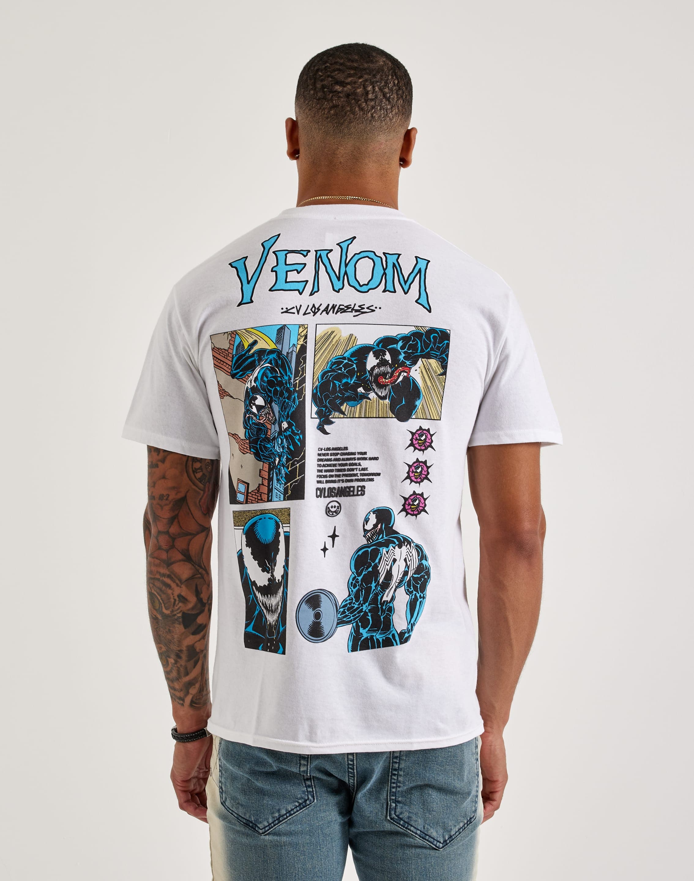 American Venom Muscle Car T-shirt Classic Patriotic Vintage Men's Tee