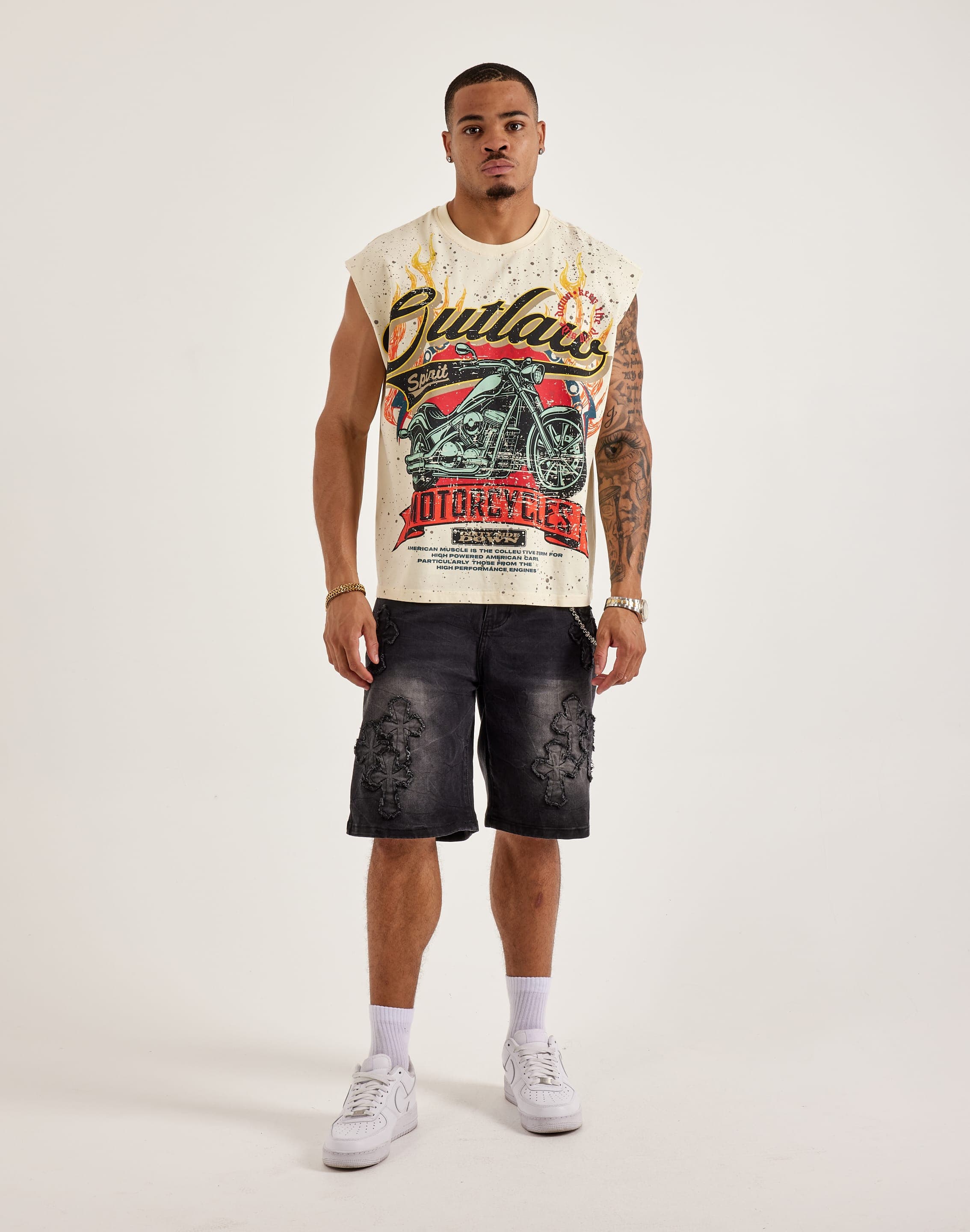 Civilized Outlaw Motorcycle Muscle Tee