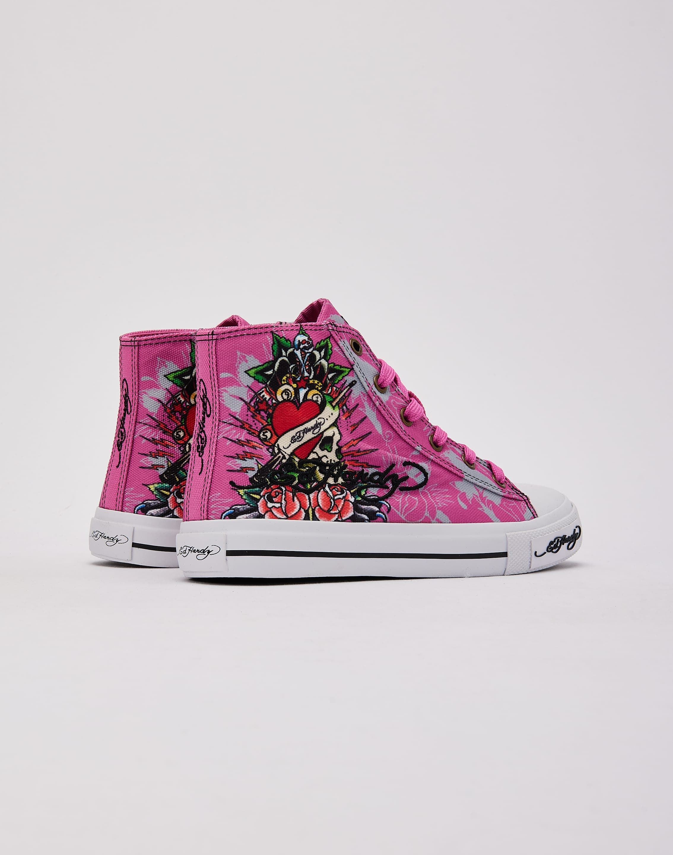 Ed Hardy Side Skull Hi Grade-School