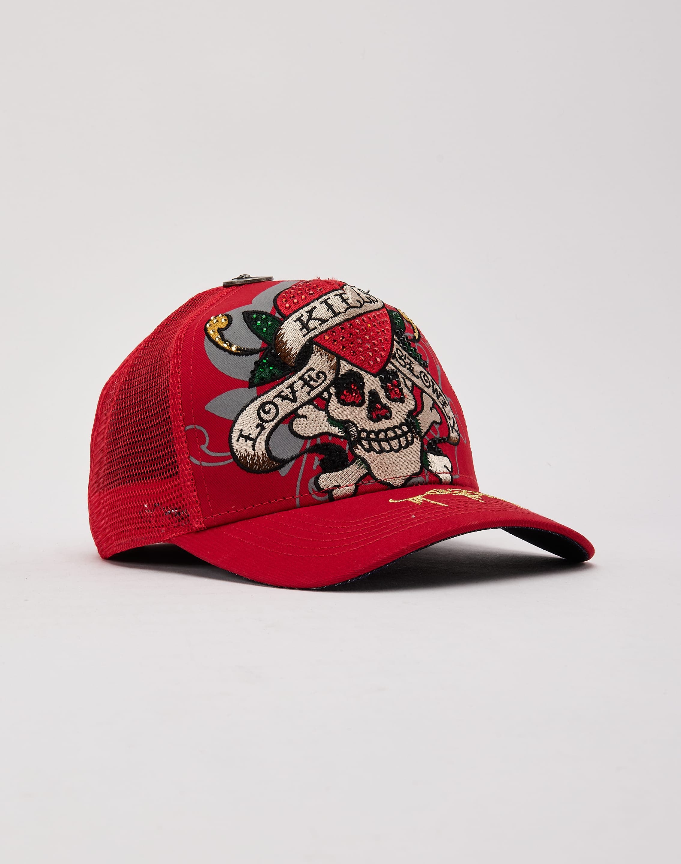 Ed Hardy Skull Trucker Hat