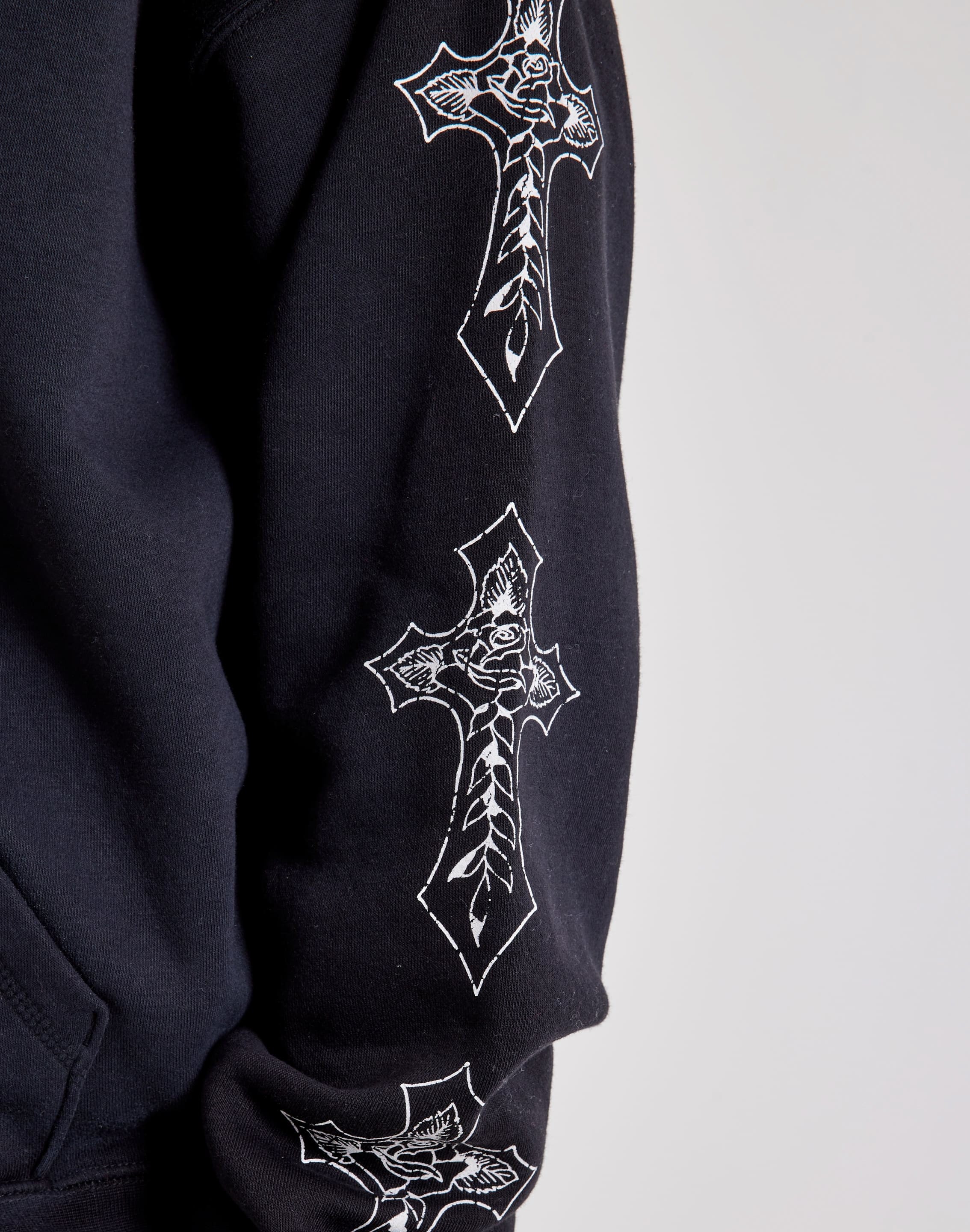 Ed Hardy Full-Zip Fleece Hoodie