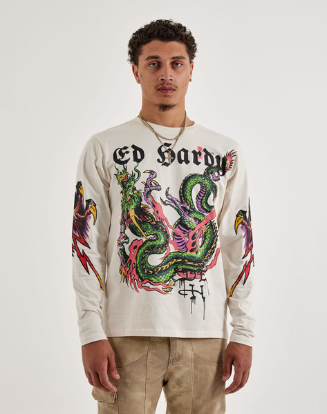 Ed Hardy ストーン ロングタンクトップ セール】Ed Hardy タンクトップ ロング丈（タンクトップ）｜Ed Hardy