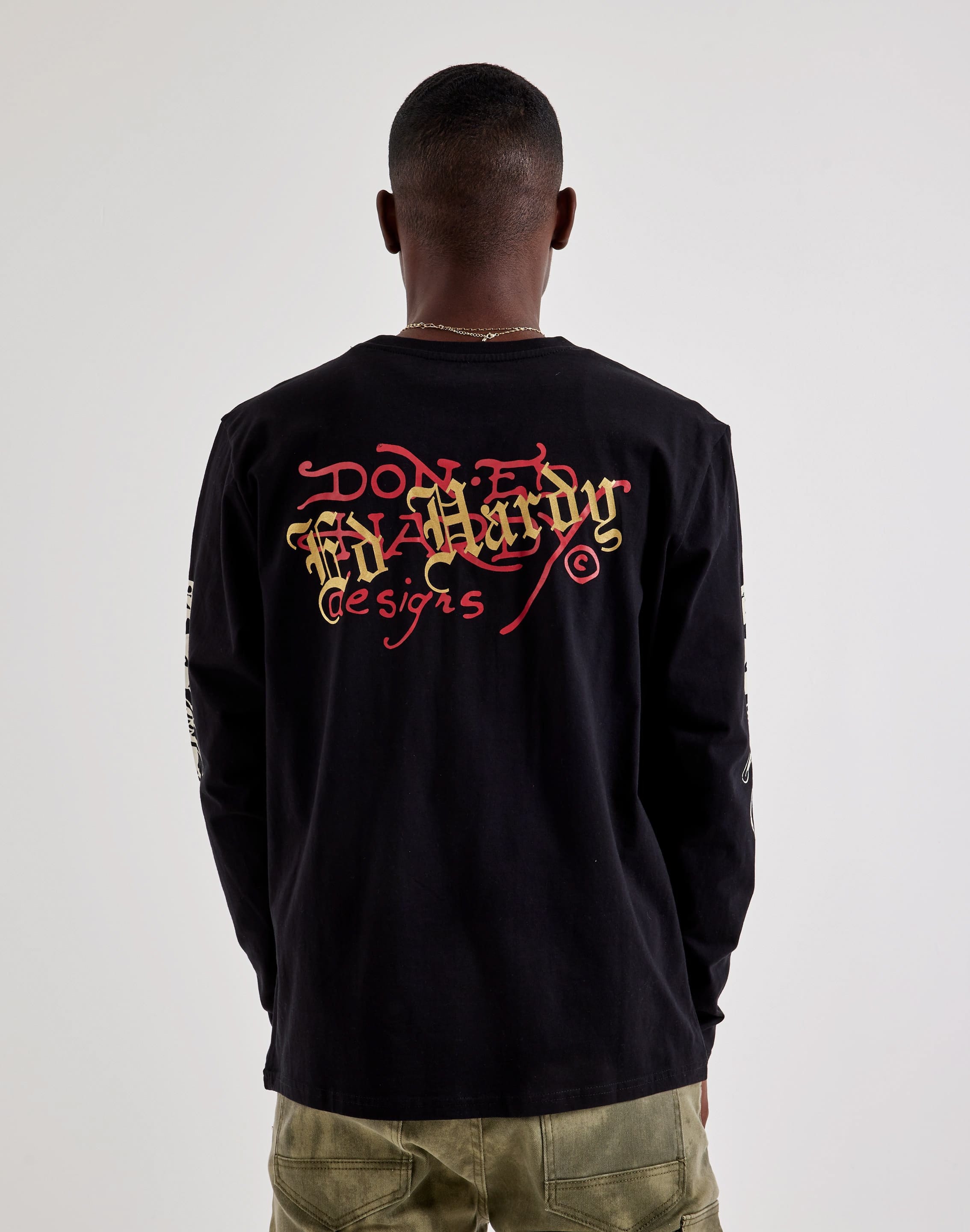 Ed Hardy Skull Dragon Long-Sleeve Tee – DTLR
