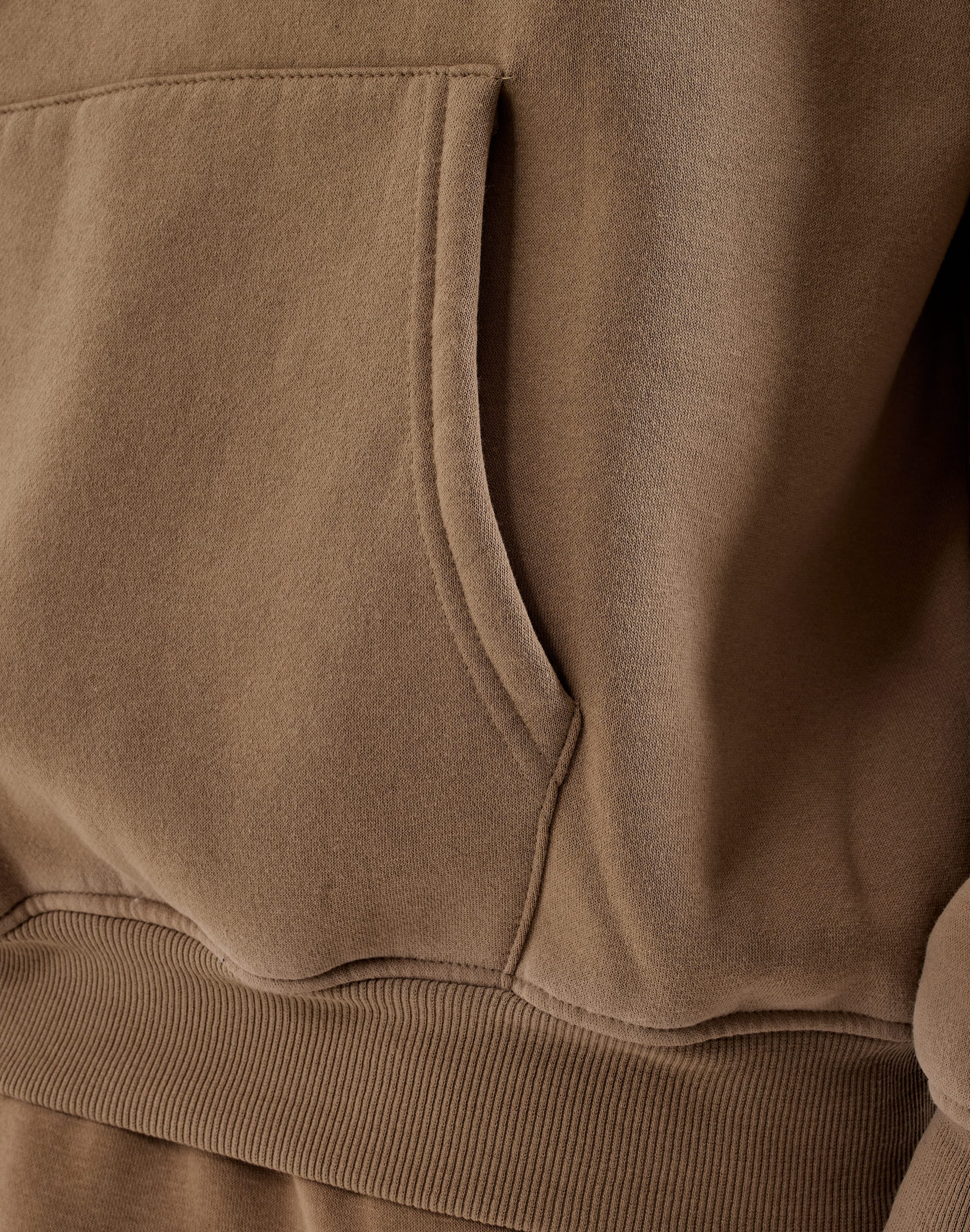 DH Essentials Acid Wash Fleece Pullover Hoodie