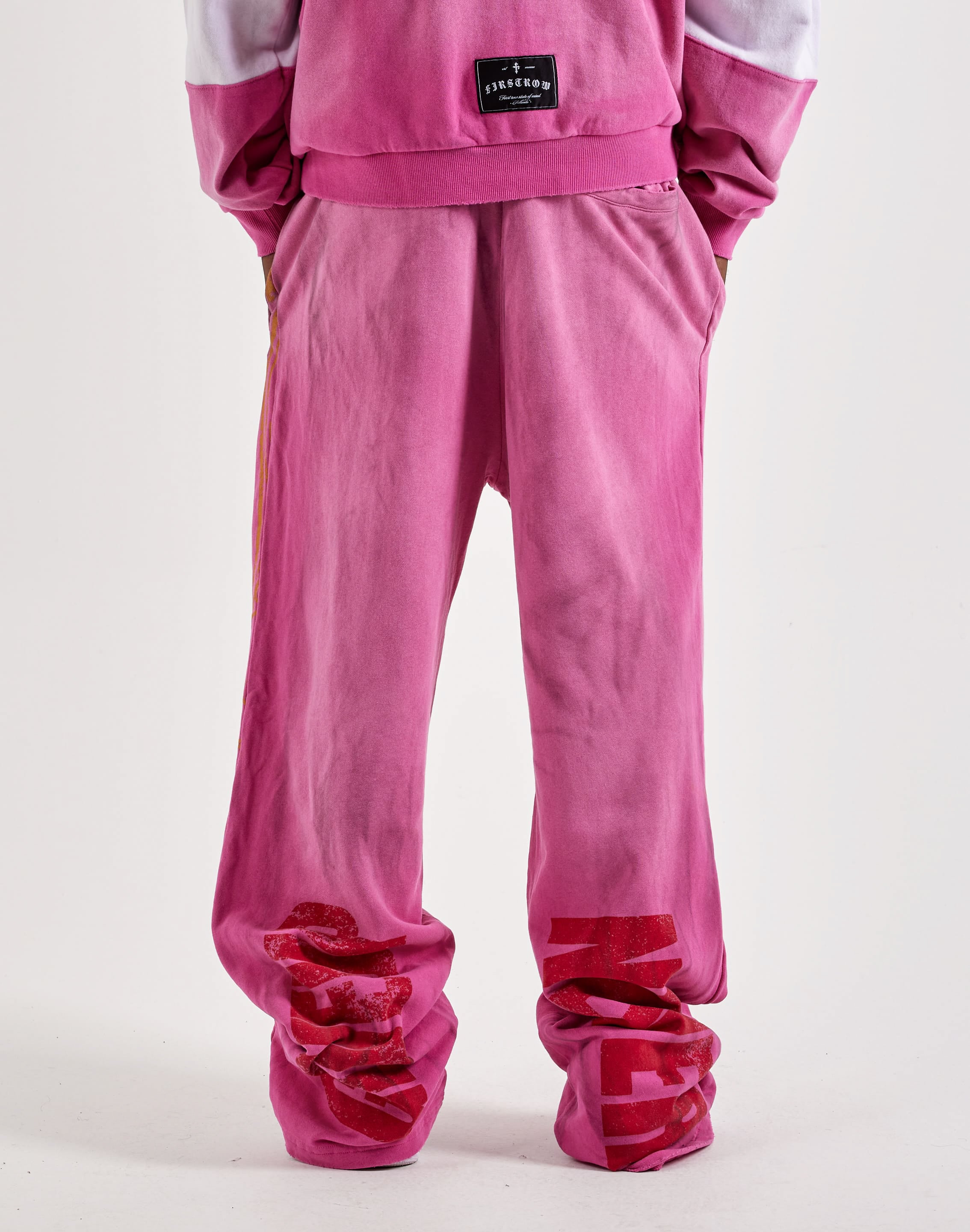 Photo of First Row Embroidered Fleece Pants