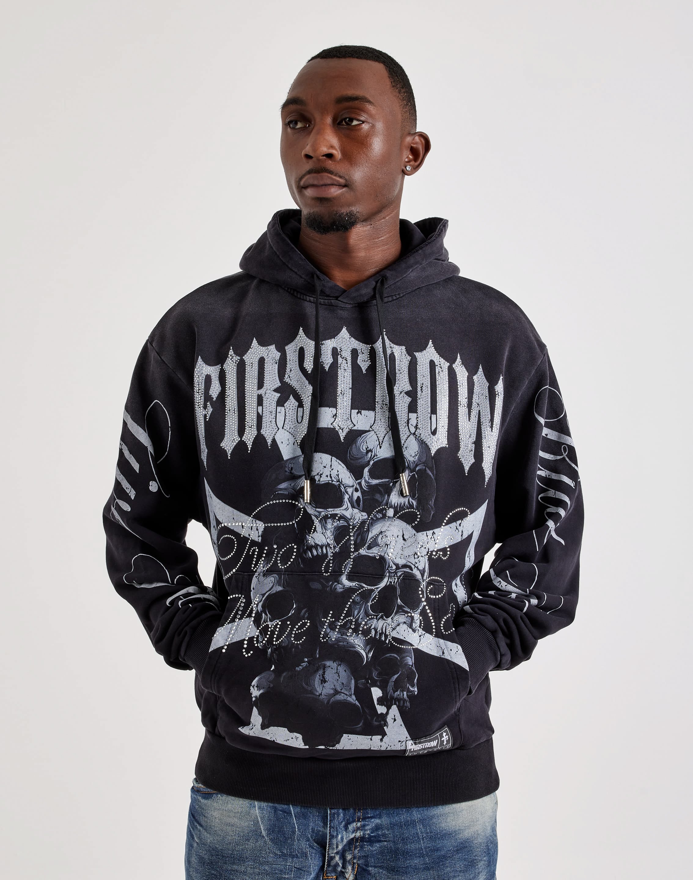 Photo of First Row Washed French Terry Ride Pullover Hoodie