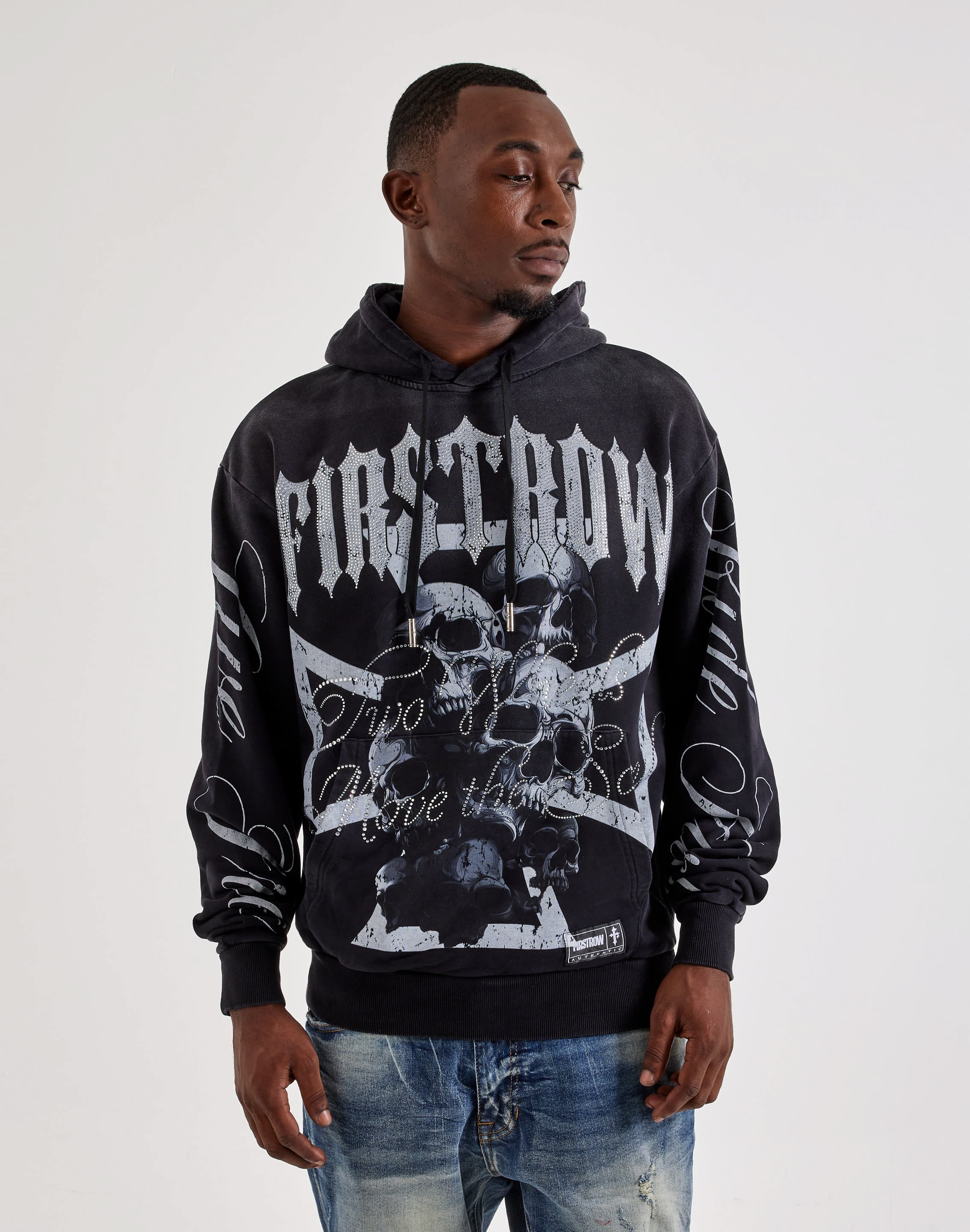 Photo of First Row Washed French Terry Ride Pullover Hoodie