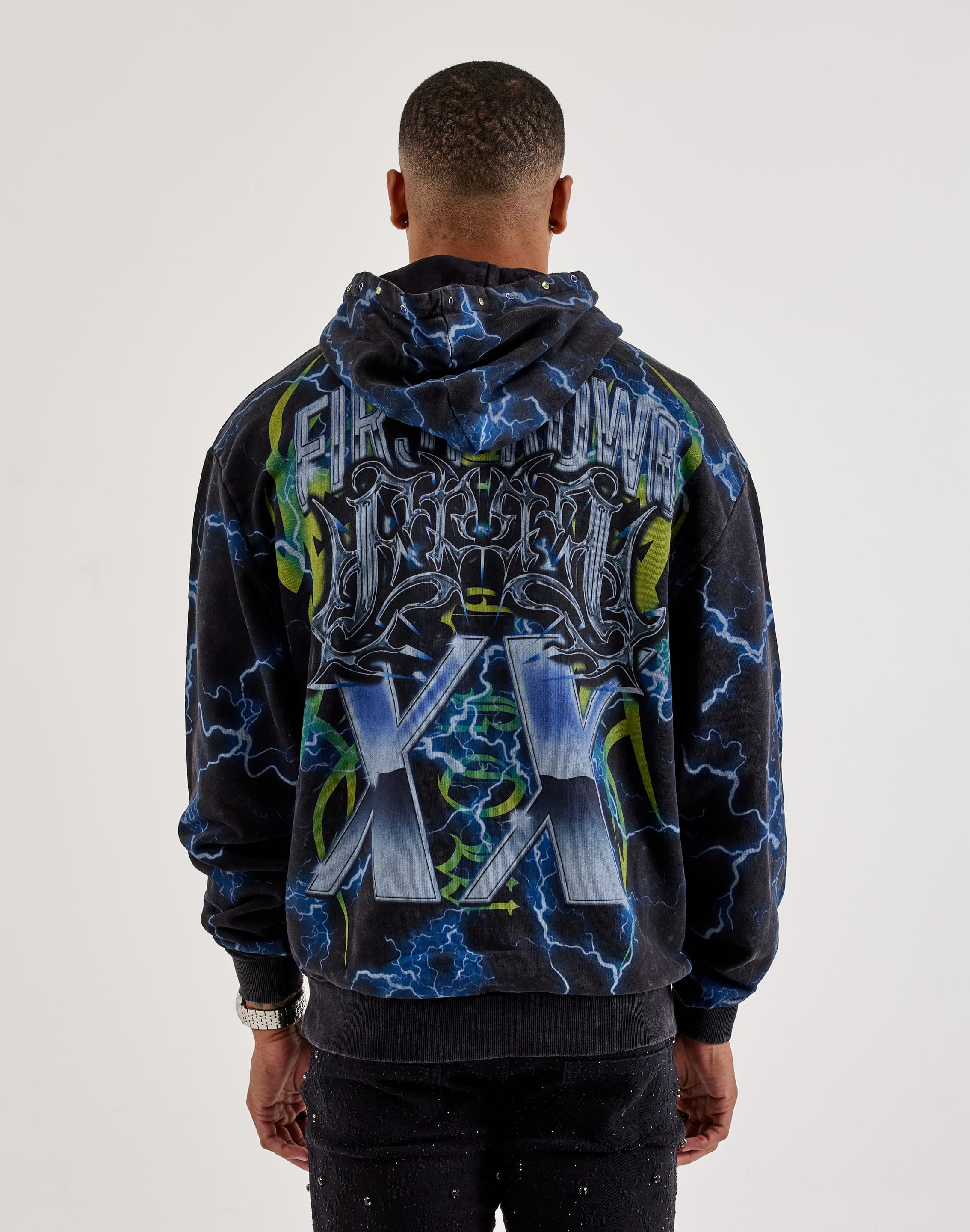 First Row Lightning Fleece Pullover Hoodie