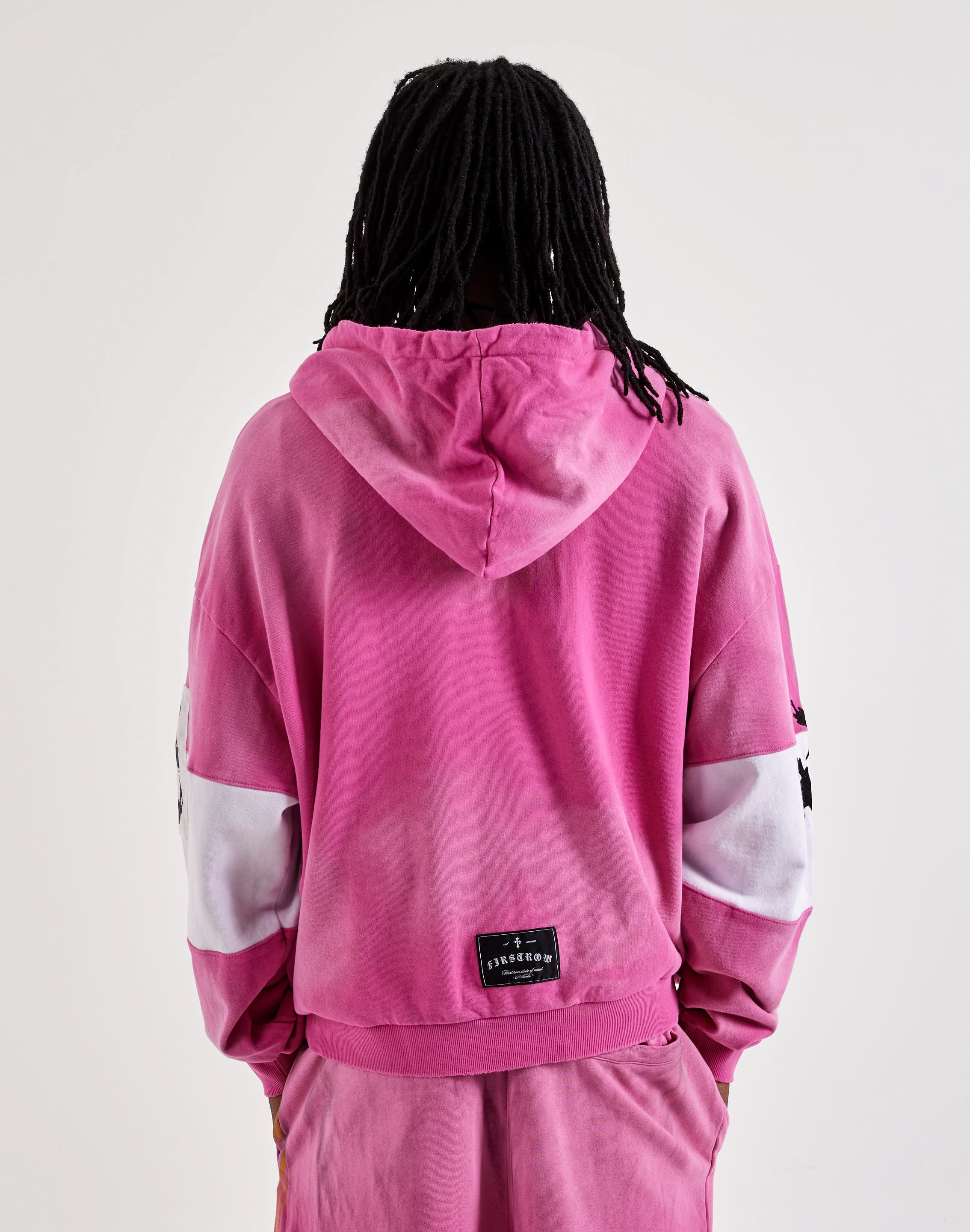 Photo of First Row Embroidered Full-Zip Fleece Hoodie