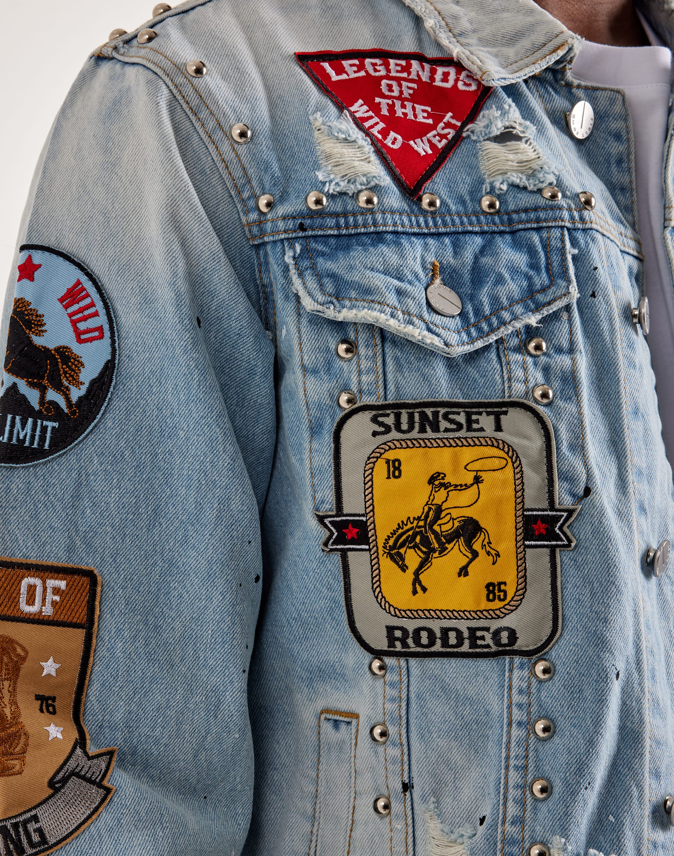 First Row Washed Denim Jacket