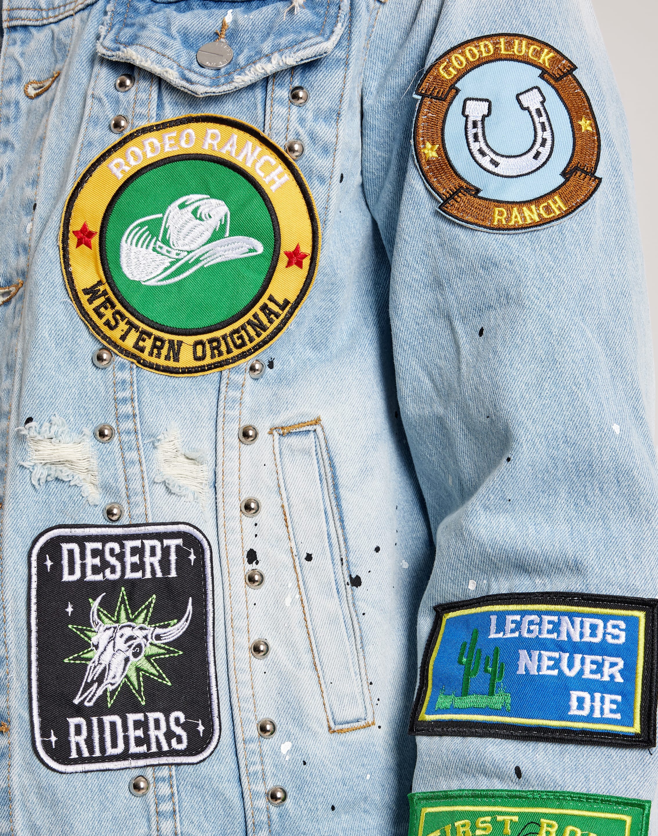 First Row Washed Denim Jacket